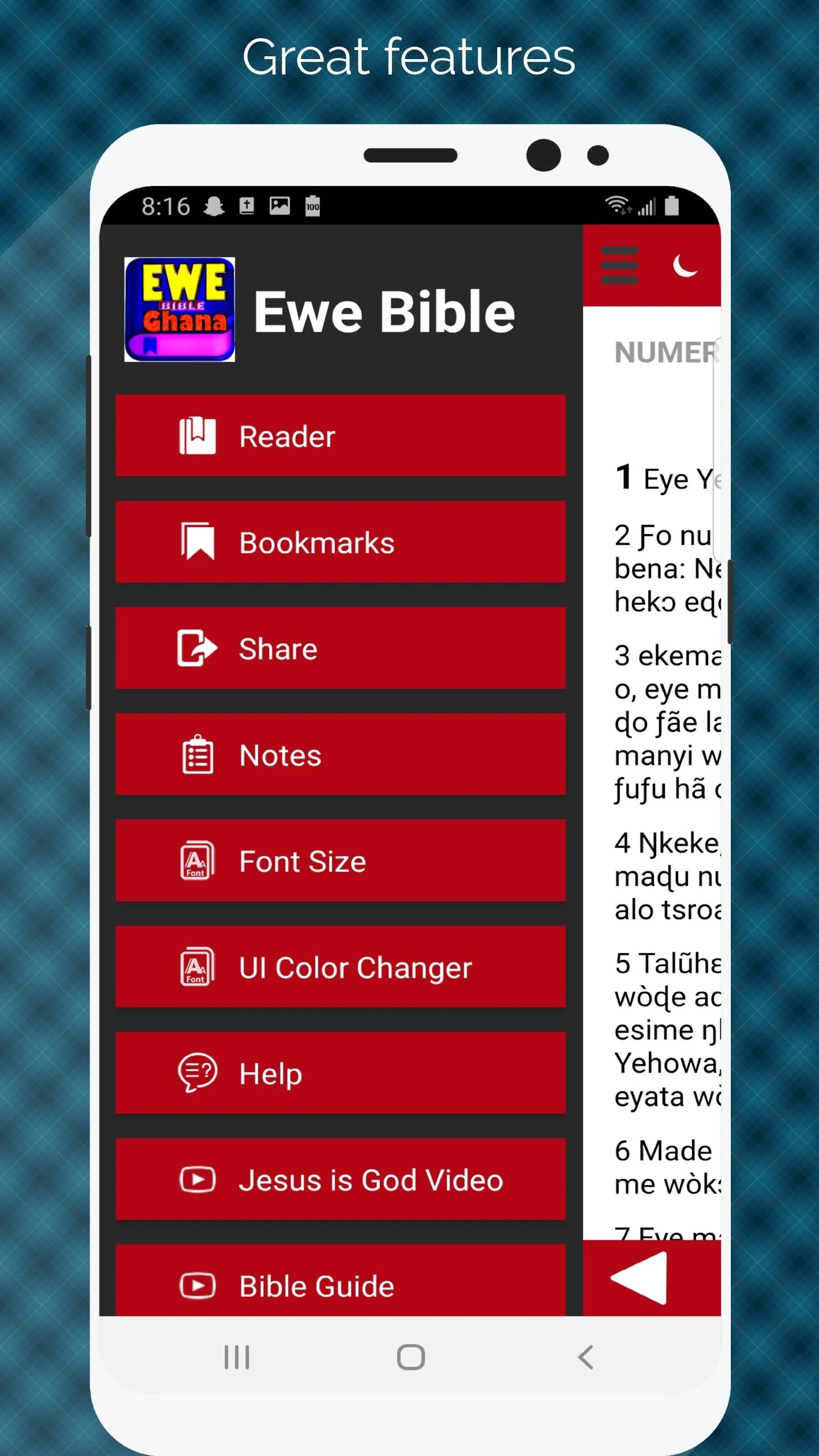 Ewe Bible: (Ghana) & Audio | Indus Appstore | Screenshot