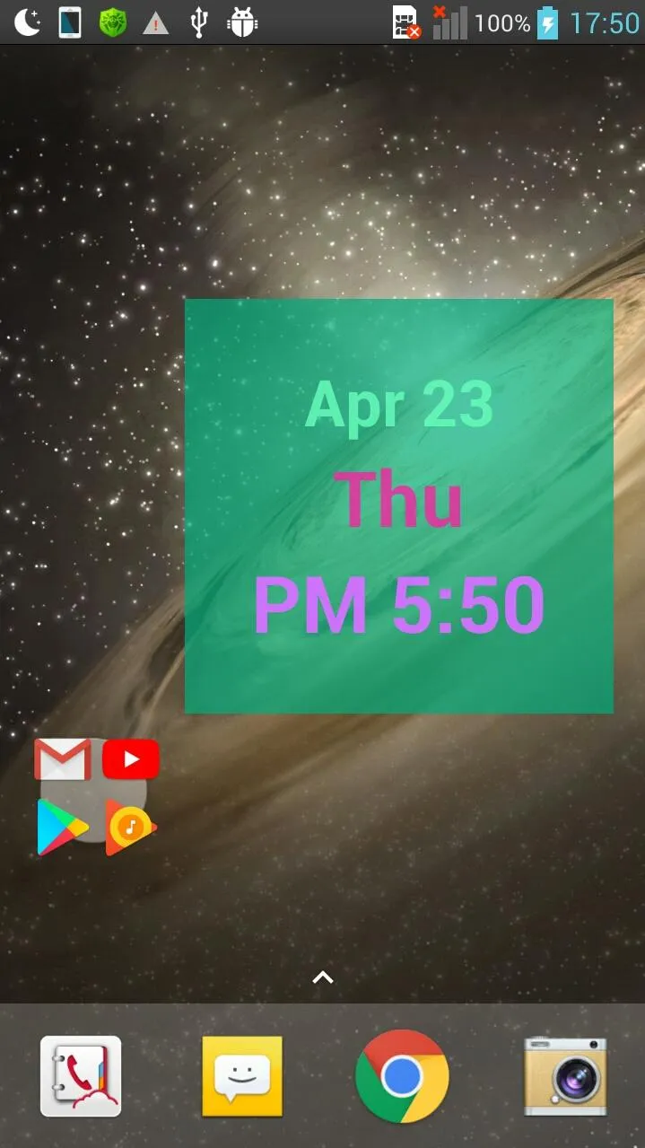 Digital Clock Widget | Indus Appstore | Screenshot