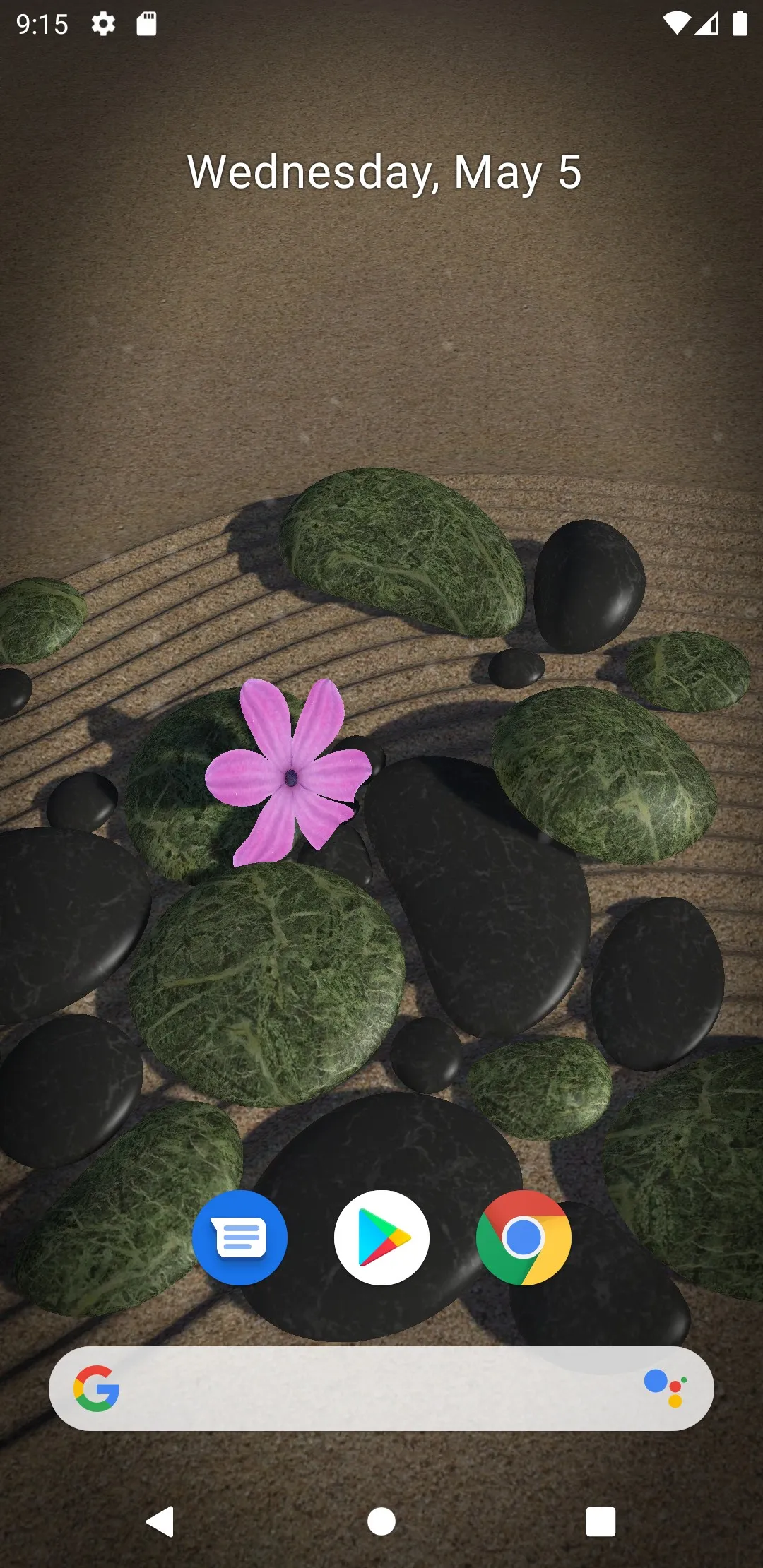 3D Zen Stones Live Wallpaper | Indus Appstore | Screenshot