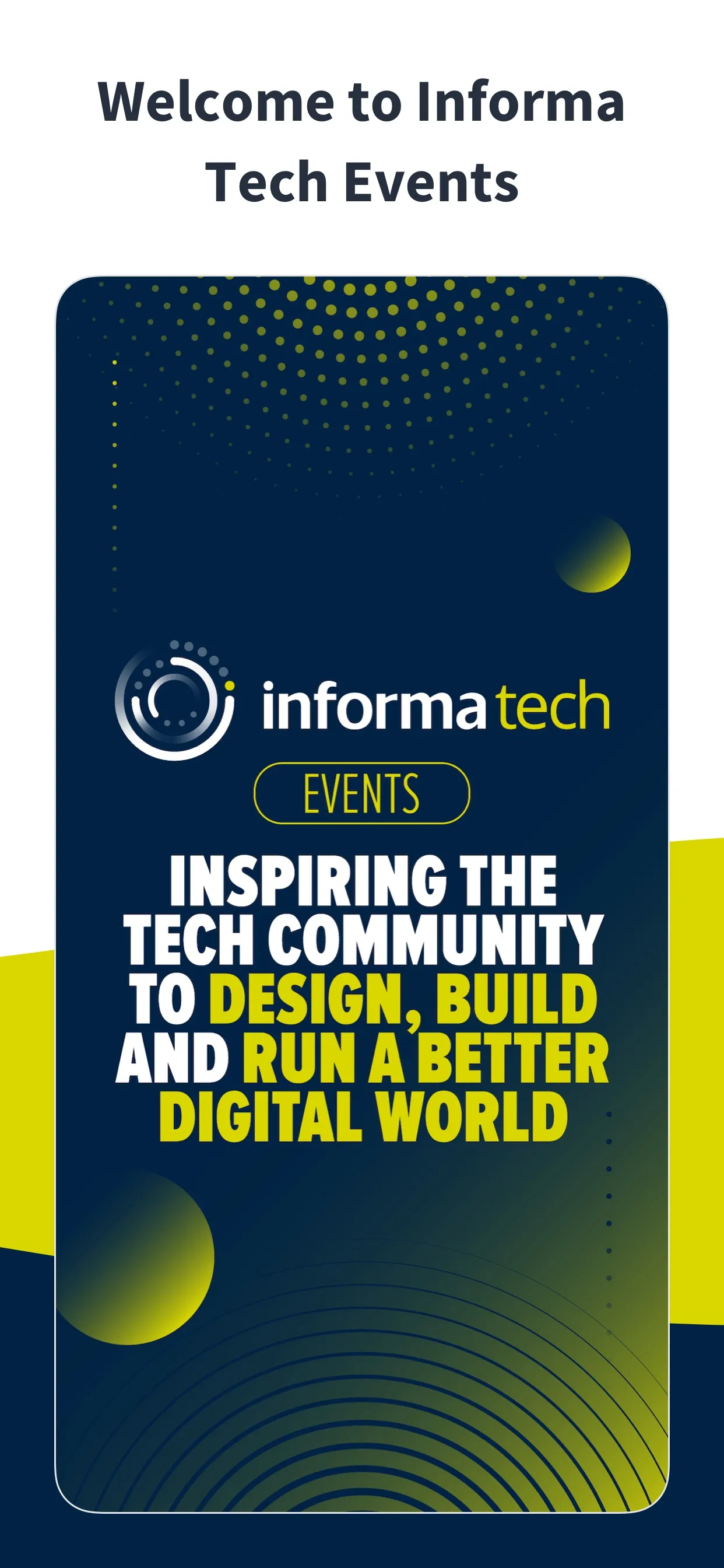 Informa Tech Events | Indus Appstore | Screenshot