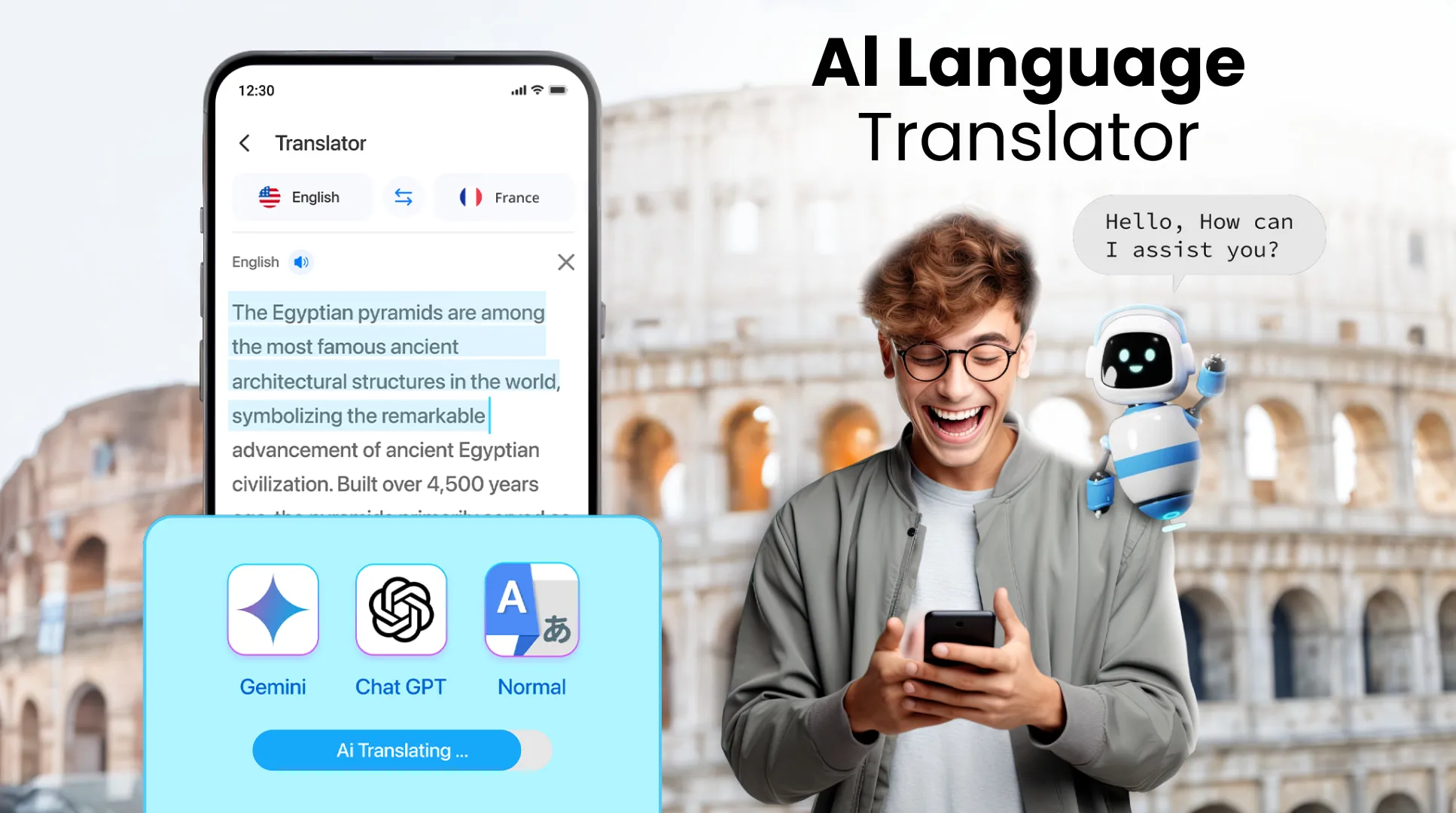 Translate: AI, Camera & Voice | Indus Appstore | Screenshot