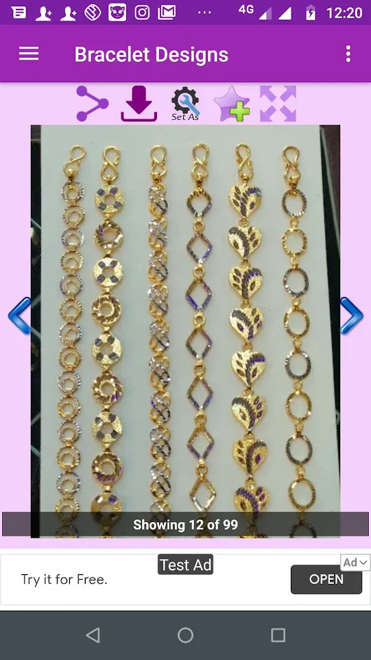 Bracelet Designs Gallery | Indus Appstore | Screenshot