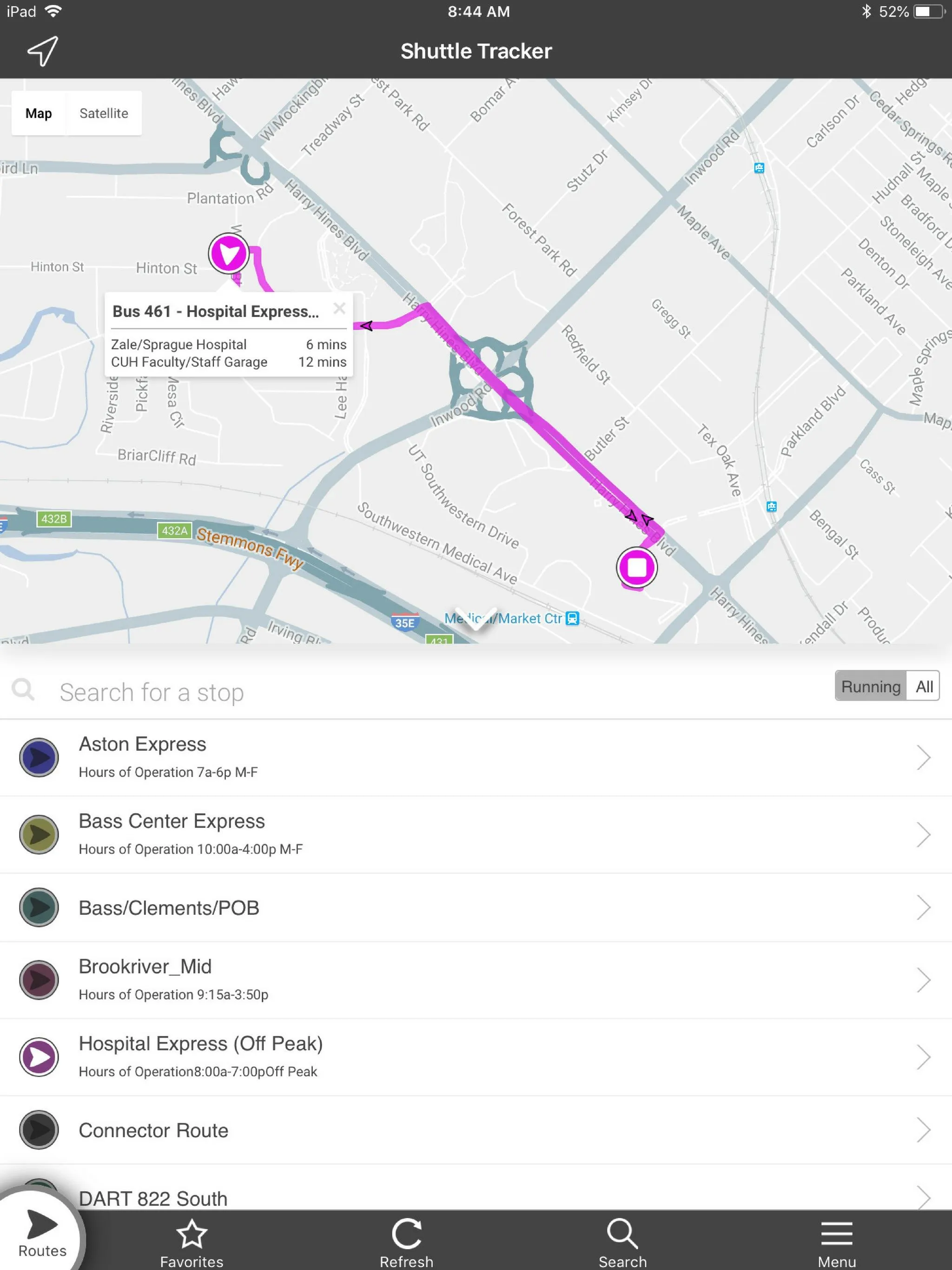 UTSW Shuttle | Indus Appstore | Screenshot