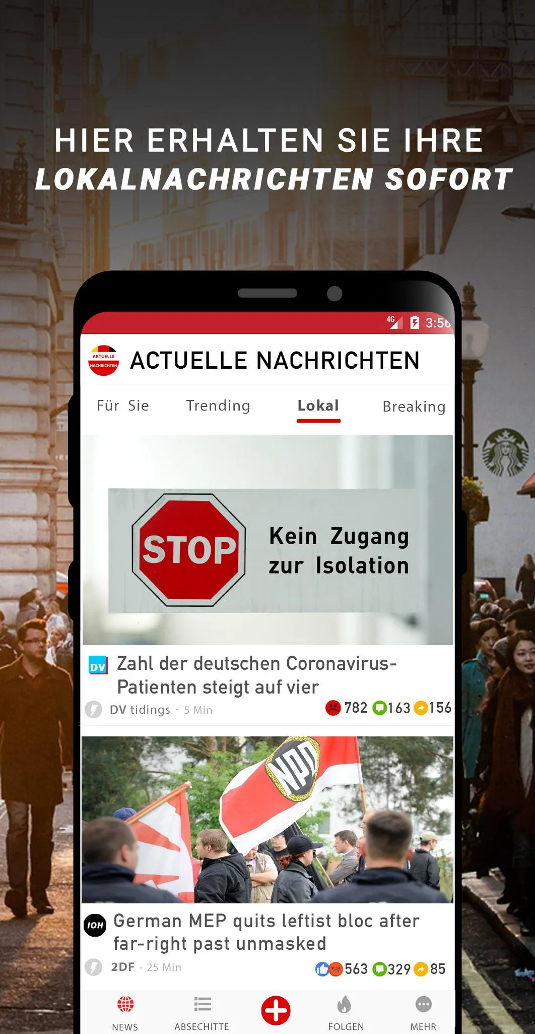Eilmeldung Deutschland | Indus Appstore | Screenshot