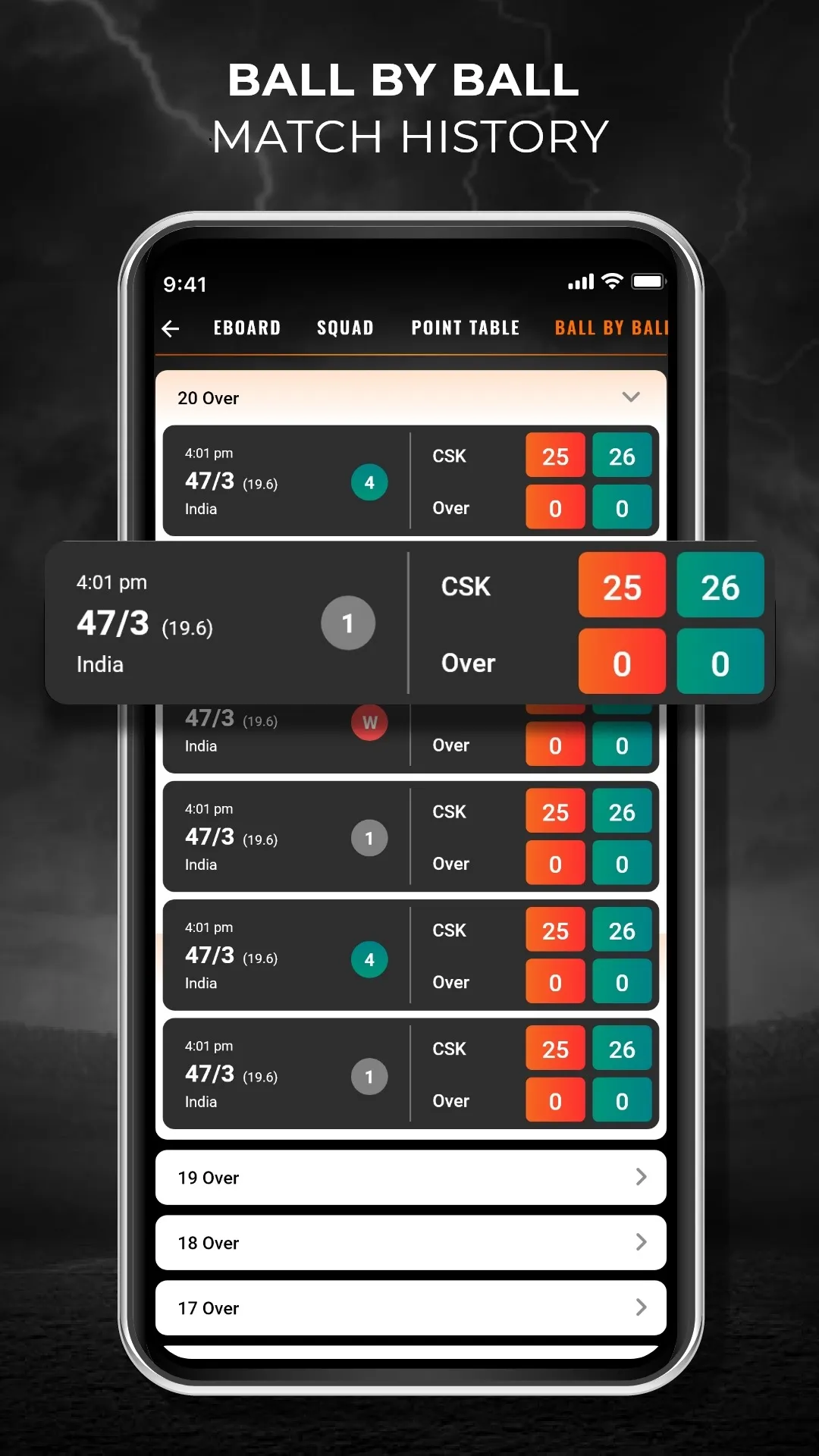 Falcon Cricket Live Line | Indus Appstore | Screenshot