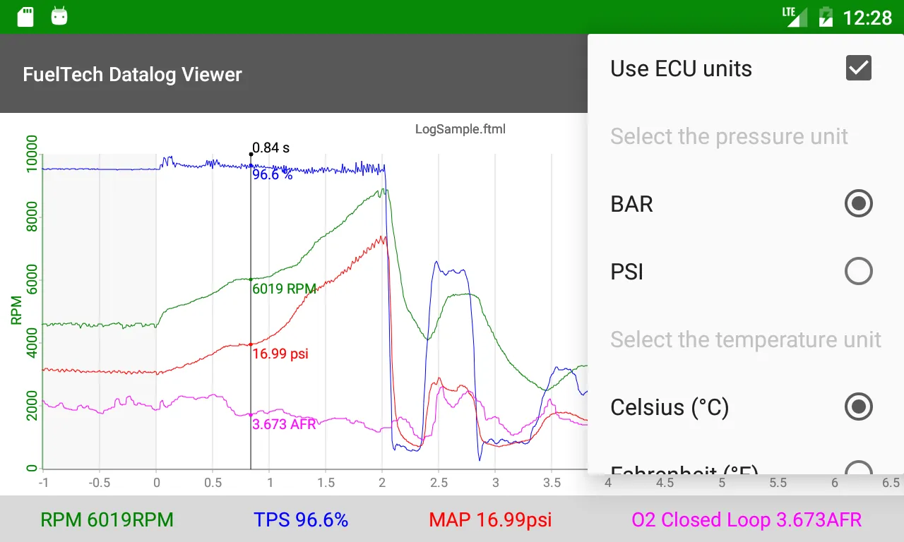 FuelTech Datalog Viewer | Indus Appstore | Screenshot