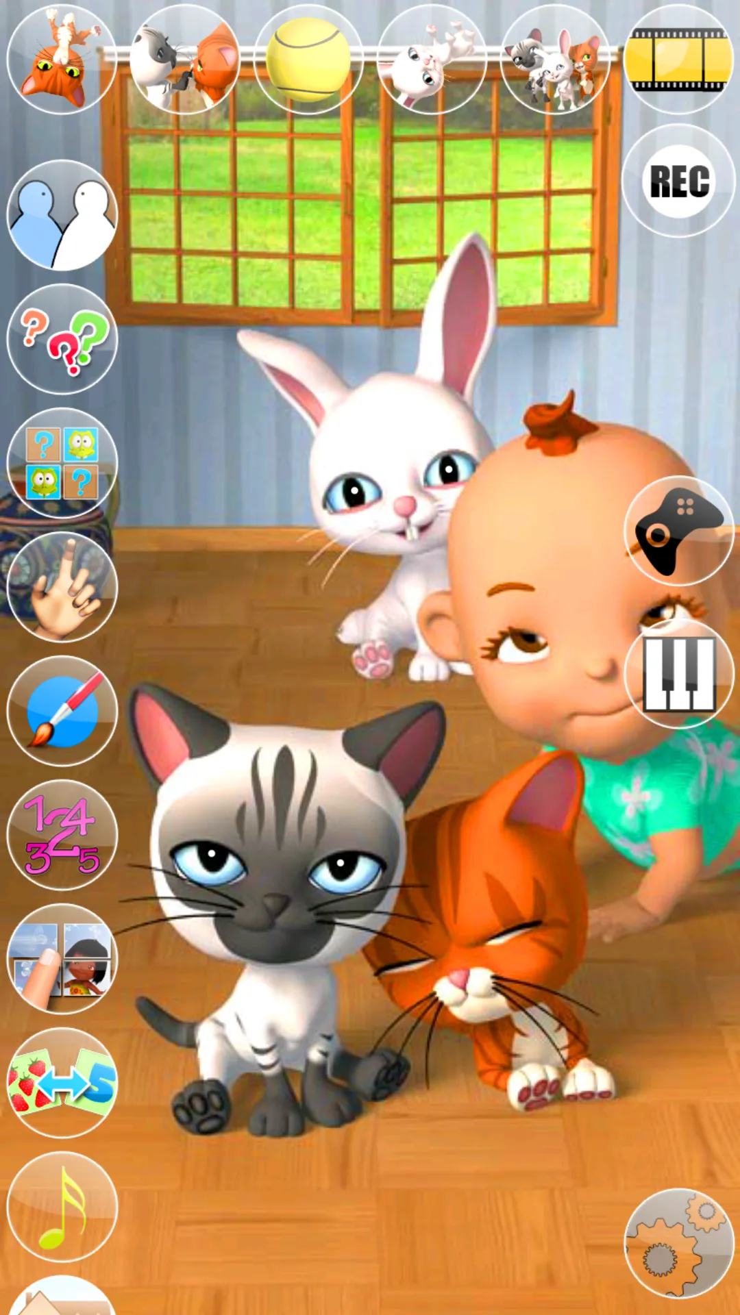 Talking 3 Friends Cats & Bunny | Indus Appstore | Screenshot