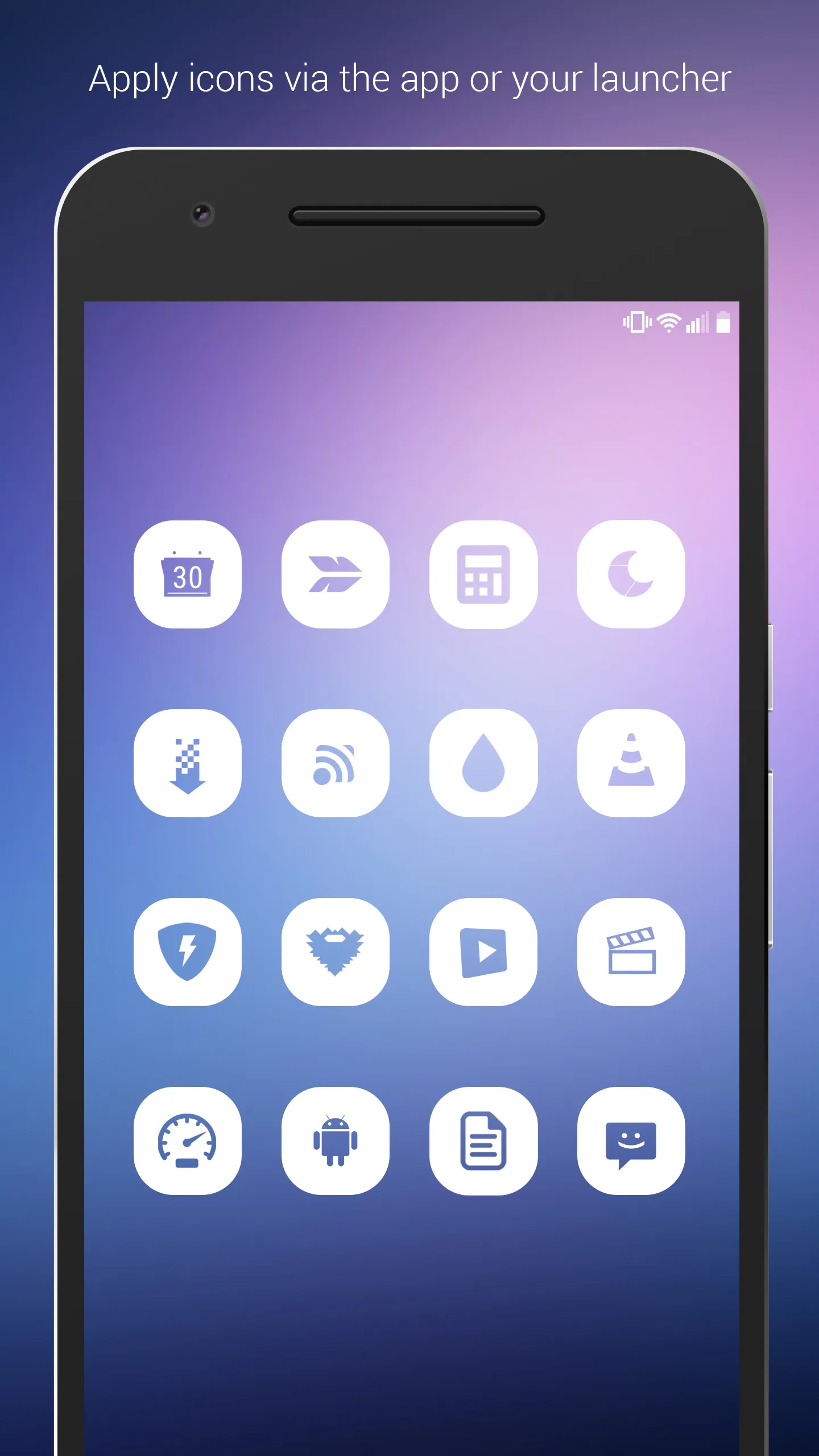 Pasty - White Icon Pack | Indus Appstore | Screenshot