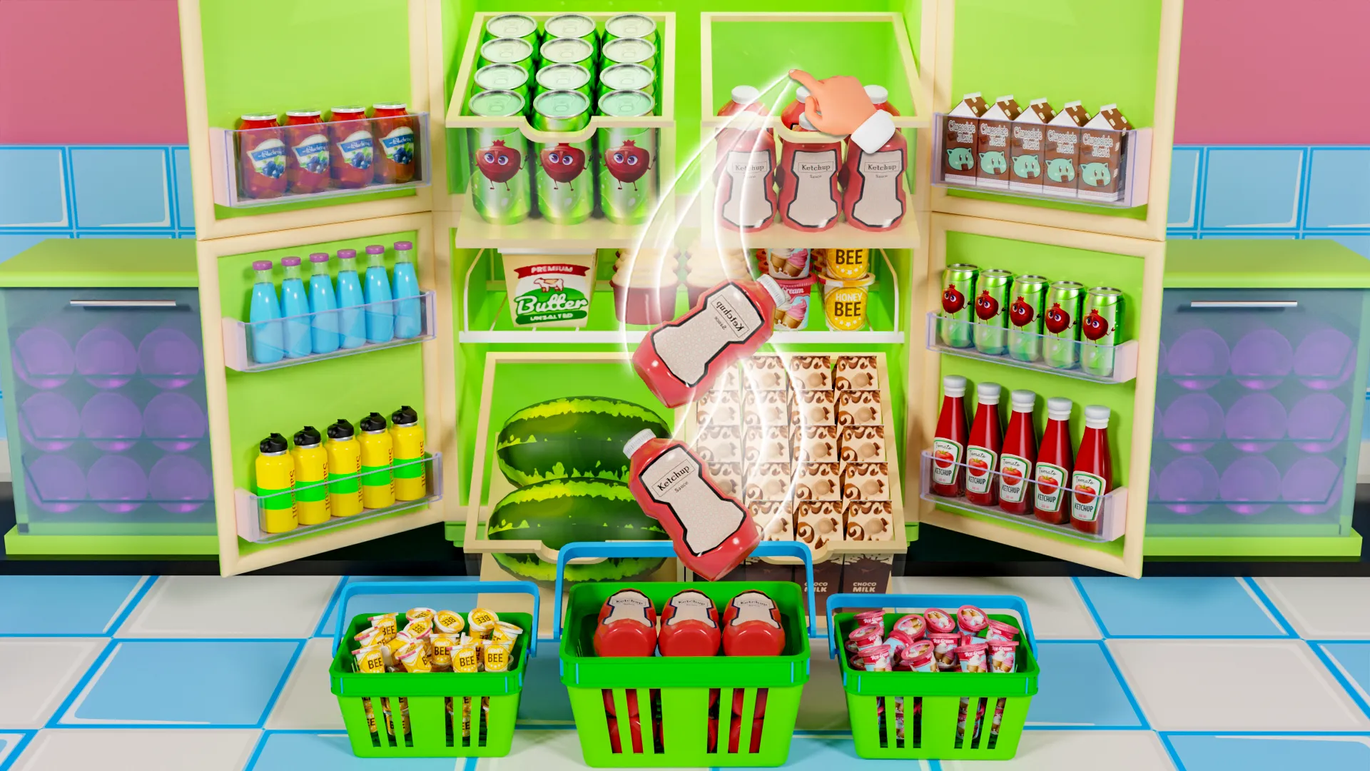 Restock the Fridge Puzzle Game | Indus Appstore | Screenshot