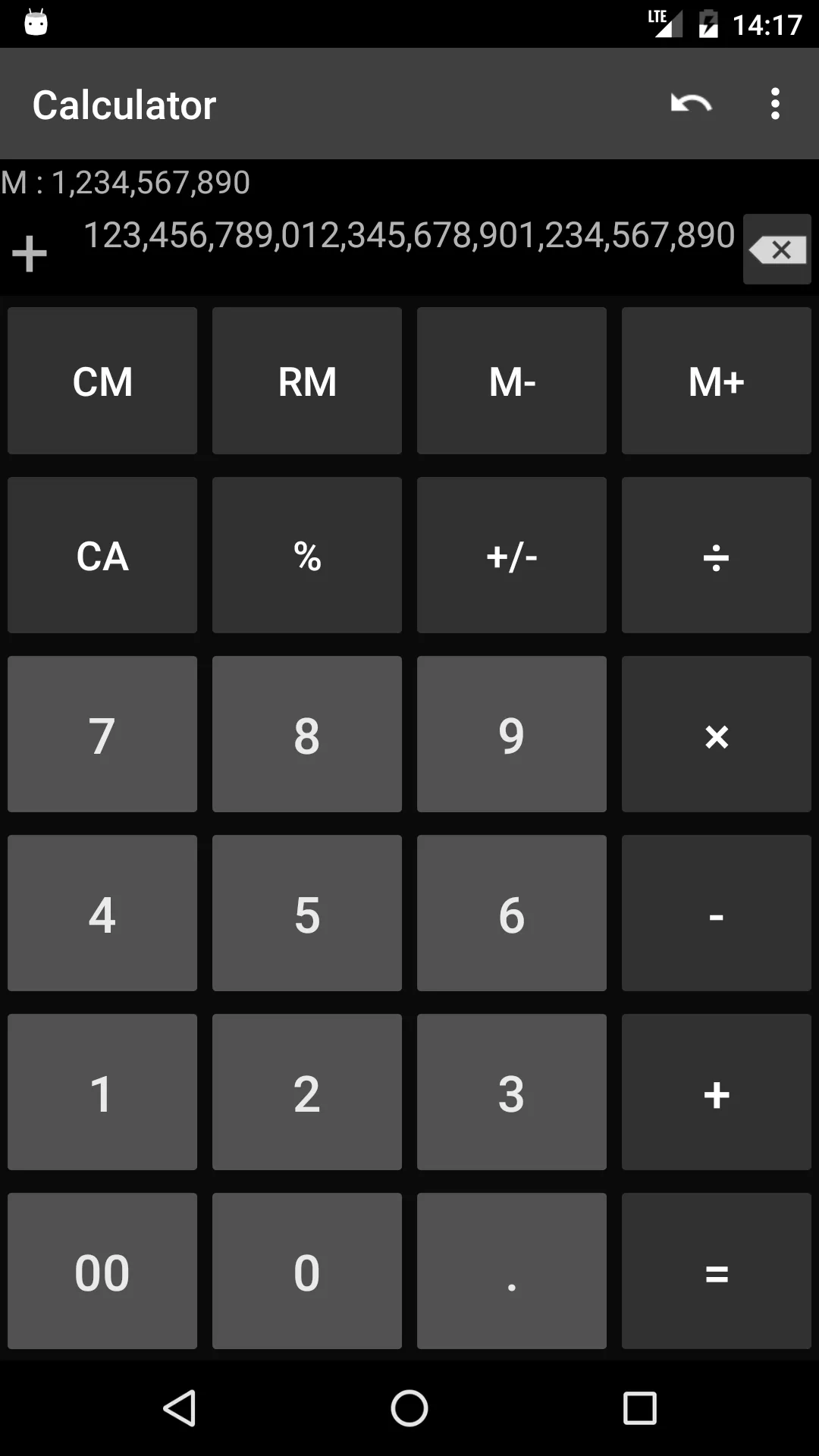 Calculator with many digit (Lo | Indus Appstore | Screenshot