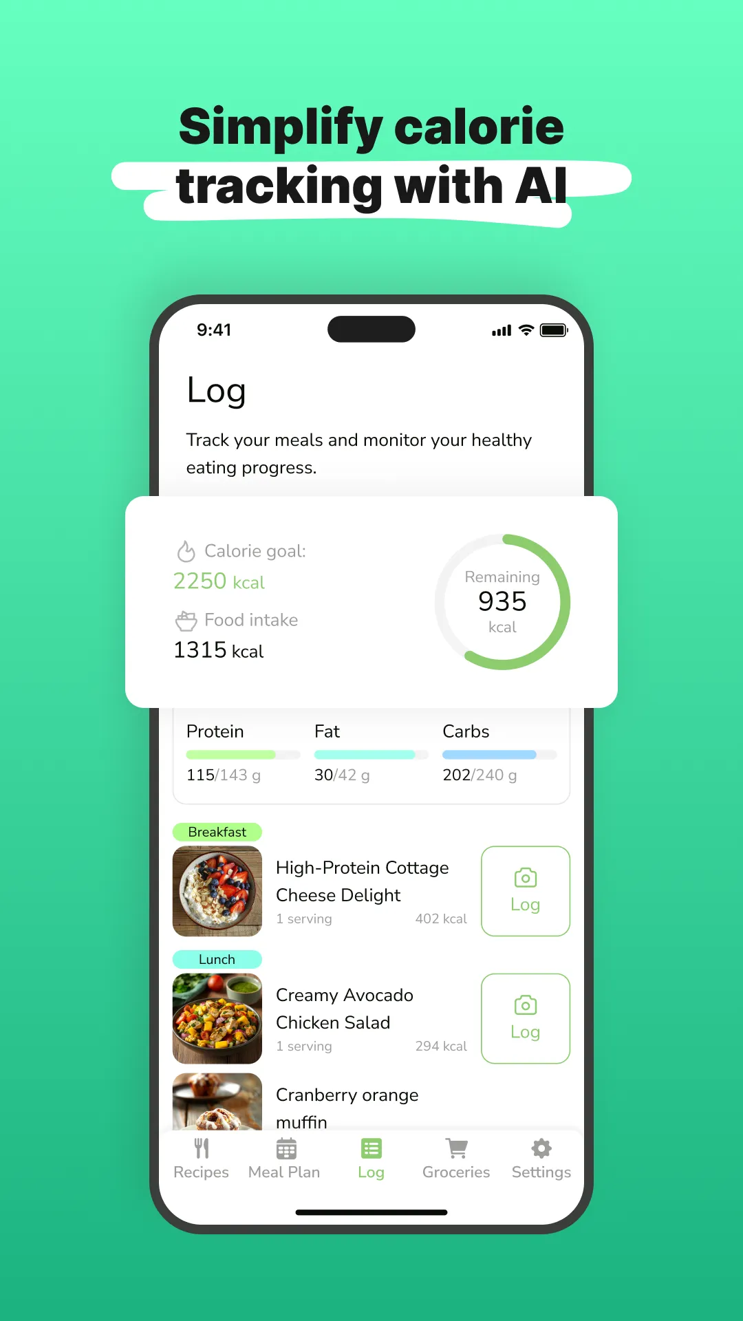 Eatr・AI Healthy Meal Plan・Diet | Indus Appstore | Screenshot