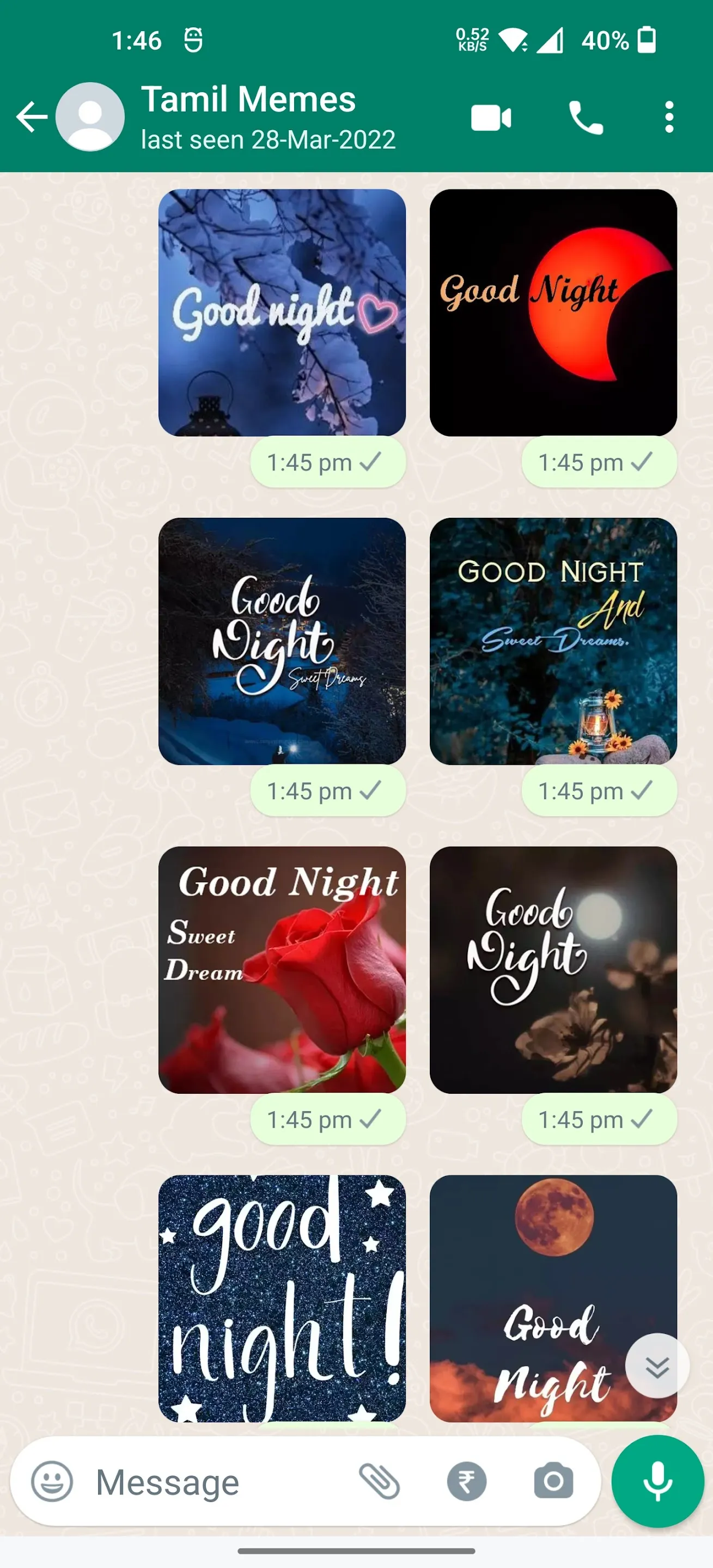 Good Night Stickers | Indus Appstore | Screenshot