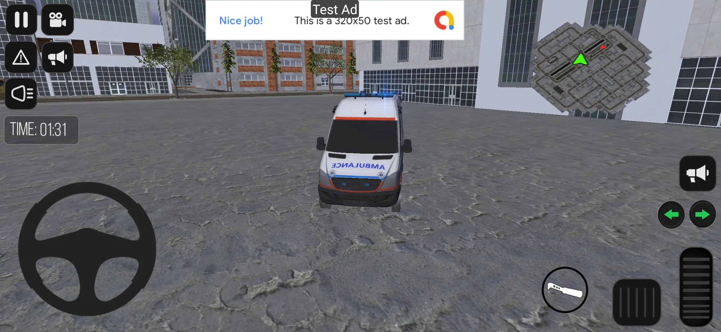 Ambulance Driver 3D Simulation | Indus Appstore | Screenshot