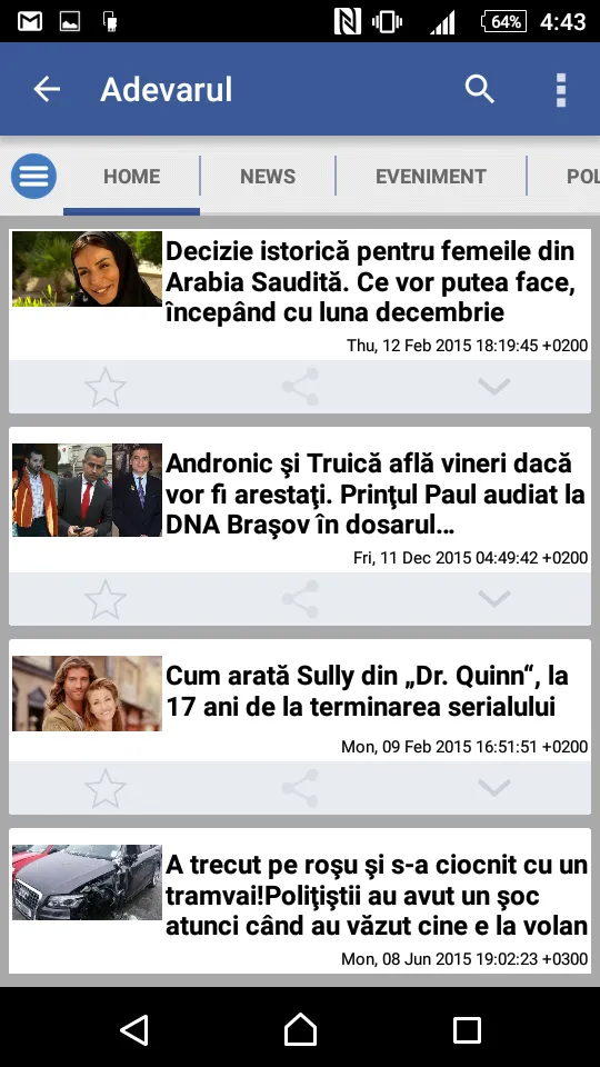 Romania News | Indus Appstore | Screenshot