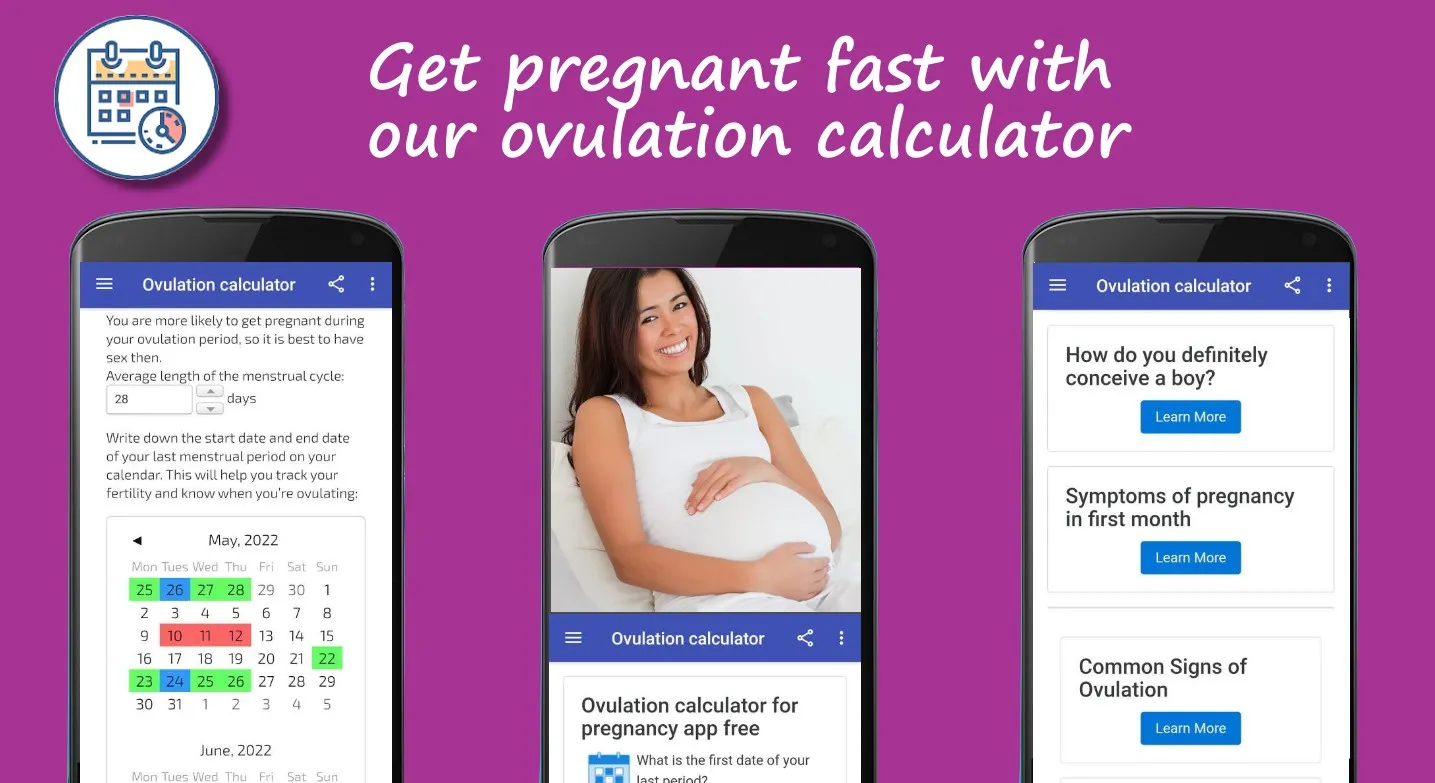 Ovulation calculator calendar | Indus Appstore | Screenshot