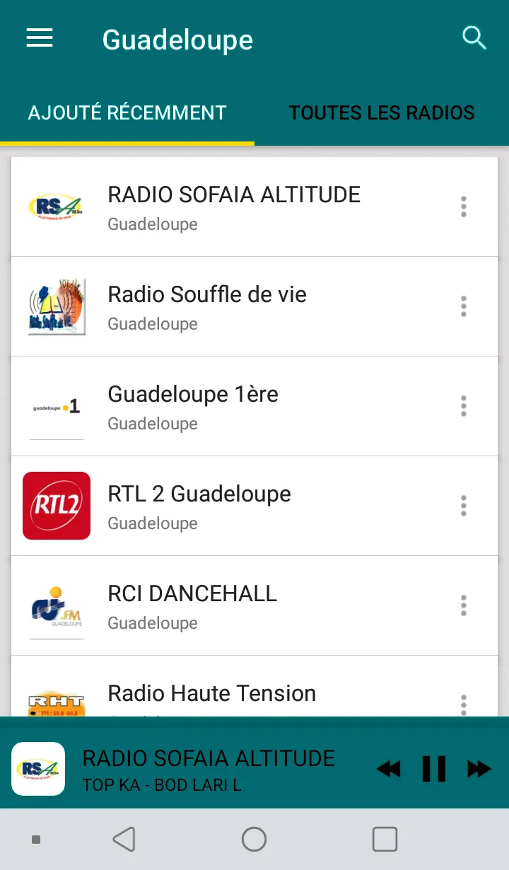 Radio Guadeloupe | Indus Appstore | Screenshot