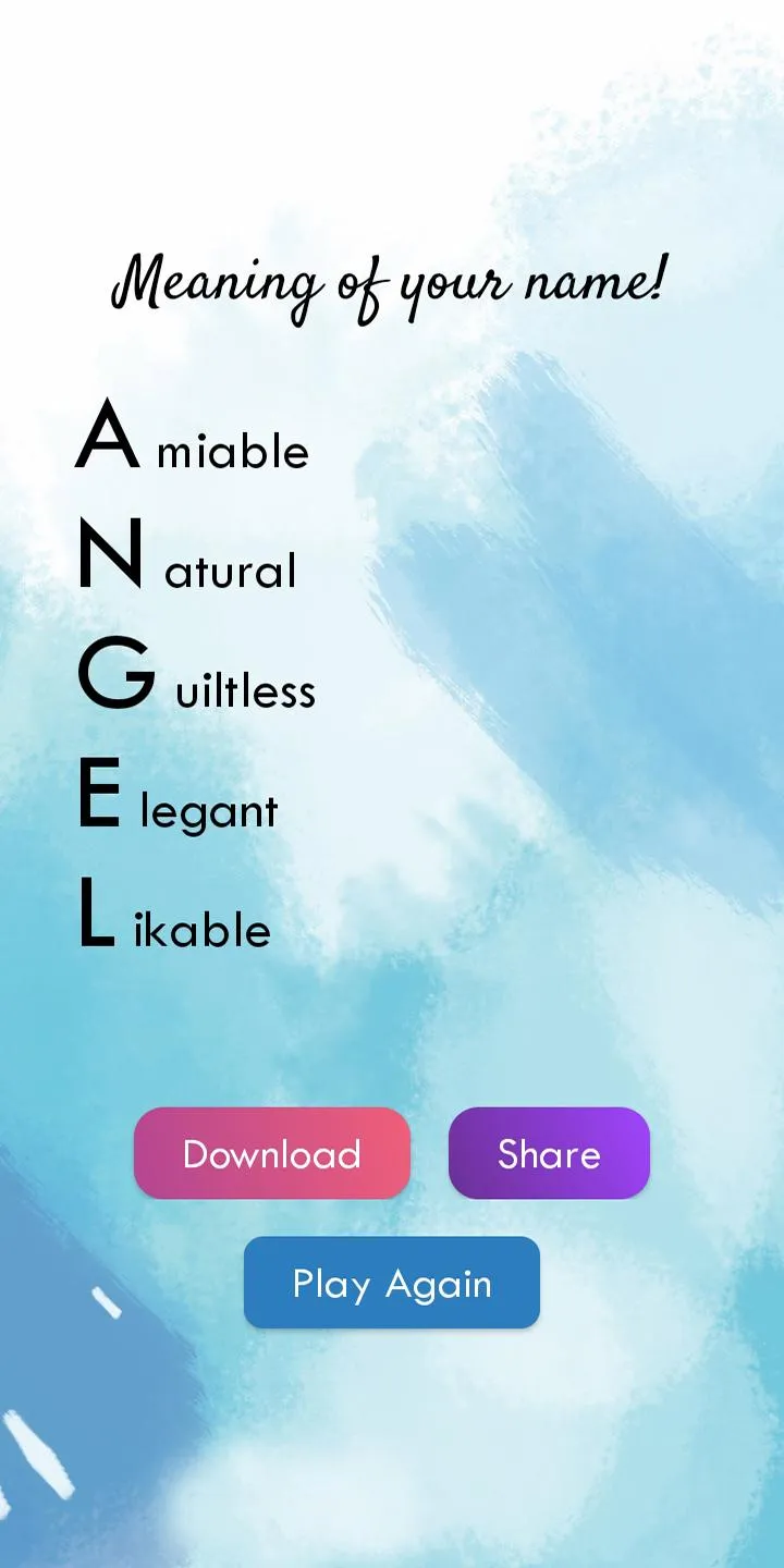 My name meaning - NameApp | Indus Appstore | Screenshot