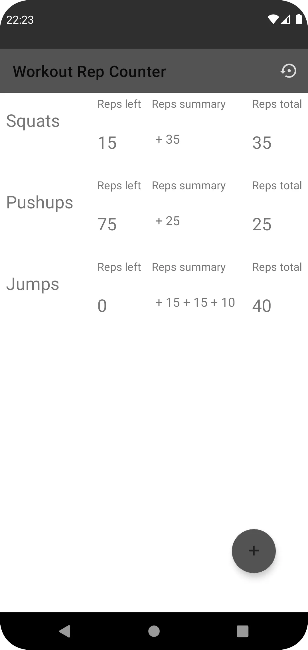 Workout Rep Counter | Indus Appstore | Screenshot