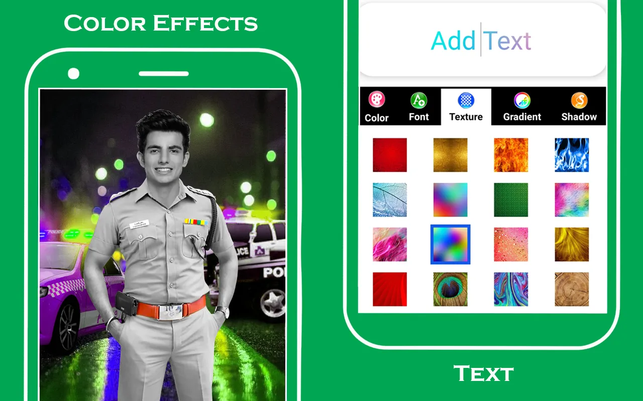 Men police suit photo editor | Indus Appstore | Screenshot