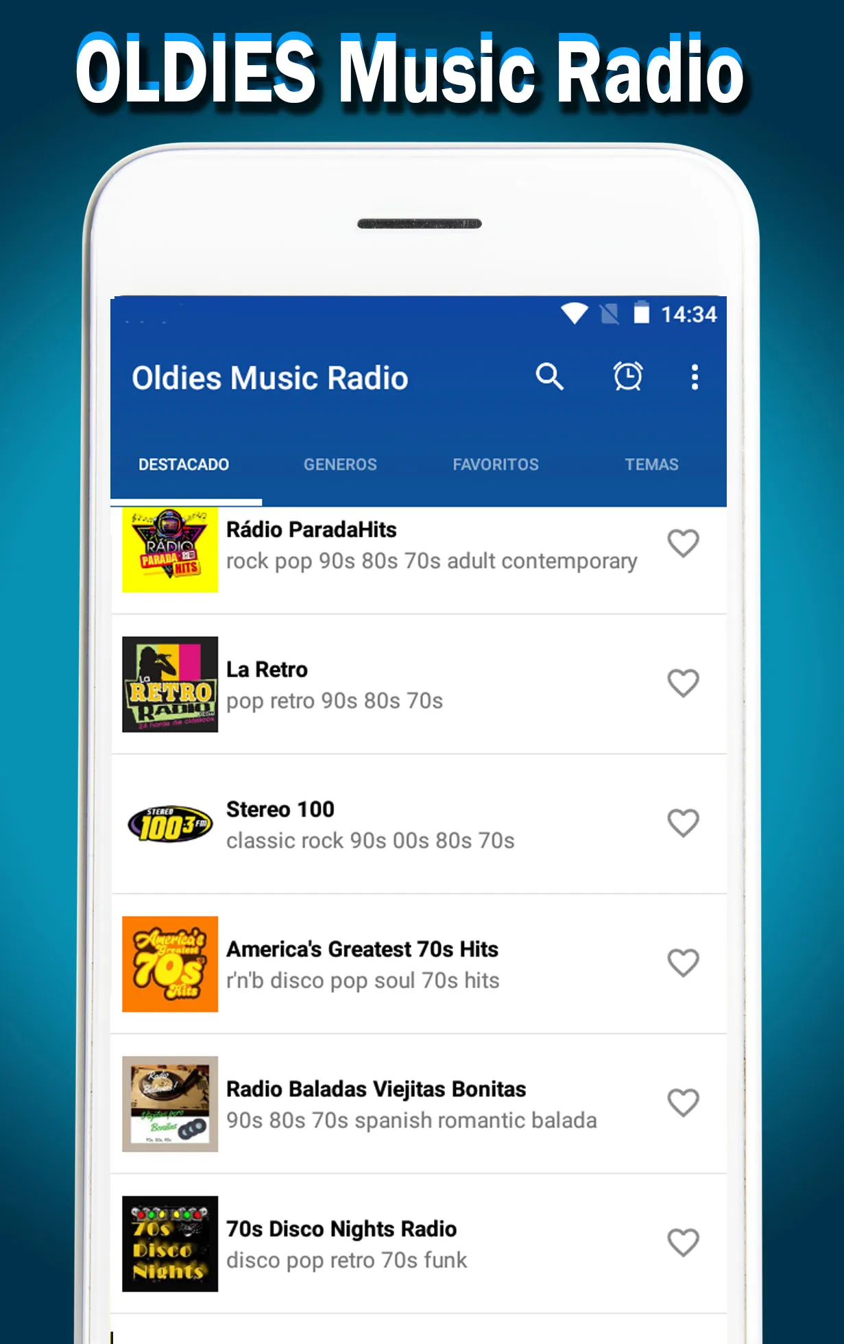 50s 60s 70s Oldies Music Radio | Indus Appstore | Screenshot