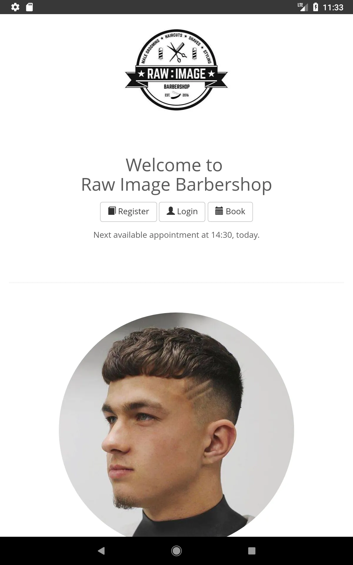 Raw Image Barbershop | Indus Appstore | Screenshot