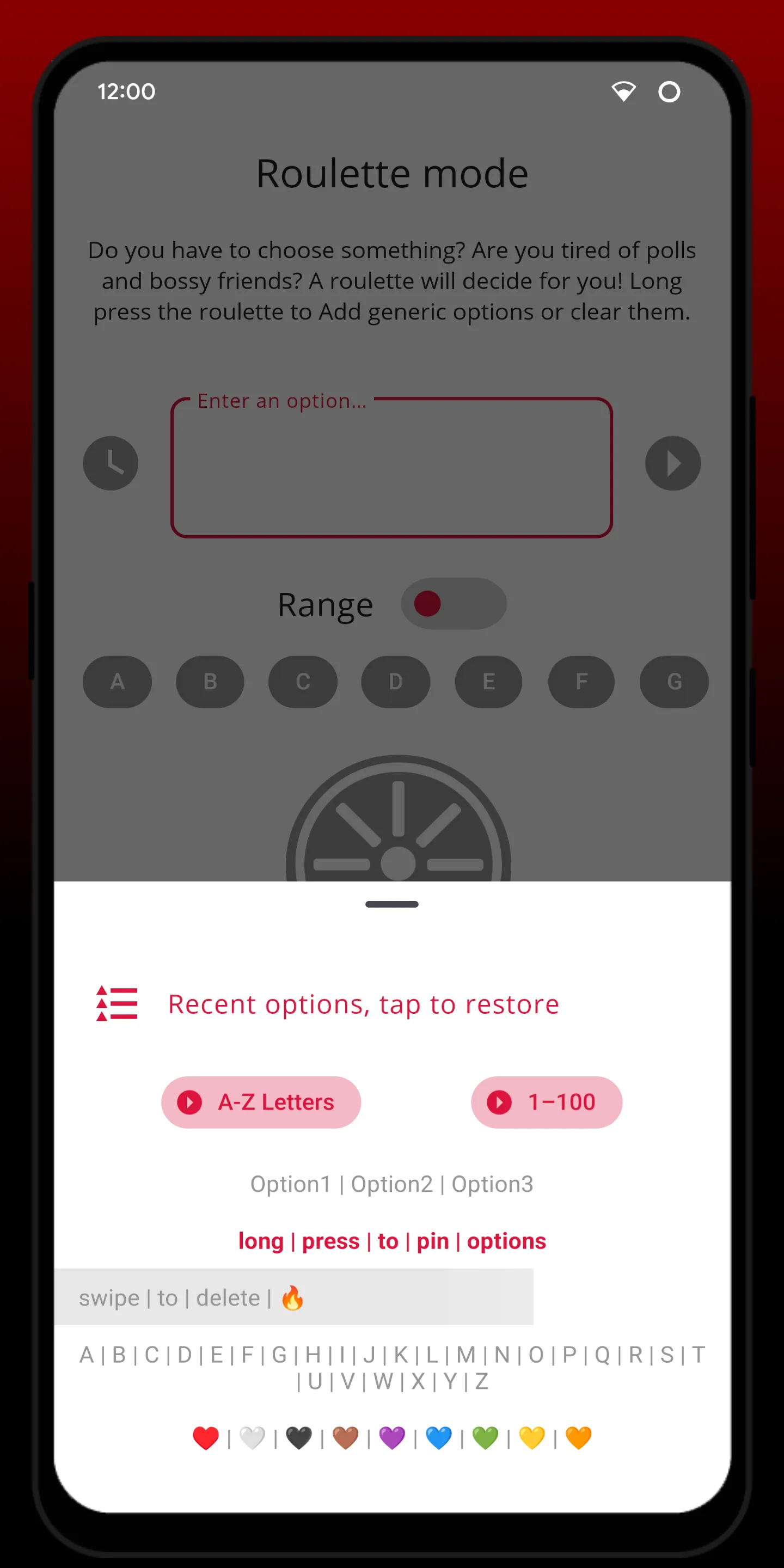 Randomix - Decision Maker | Indus Appstore | Screenshot