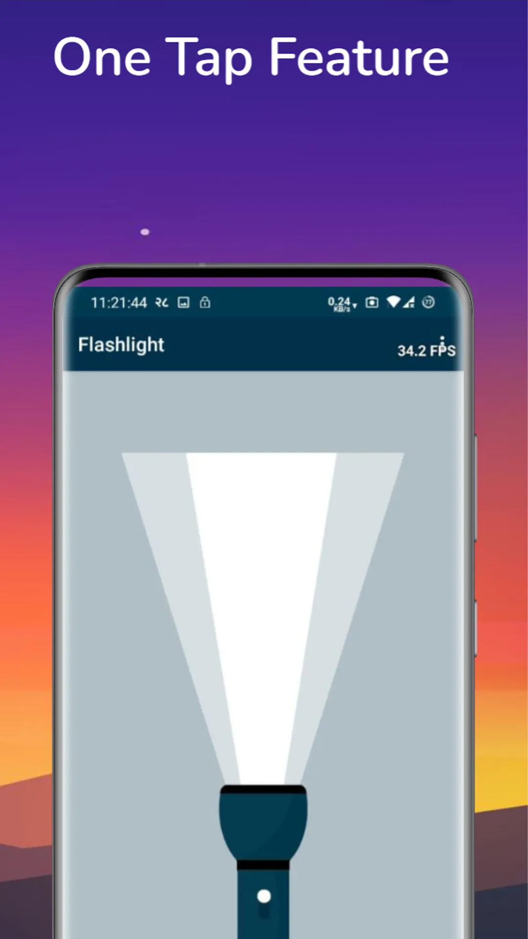 Alpha Flashlight - Lightweight | Indus Appstore | Screenshot