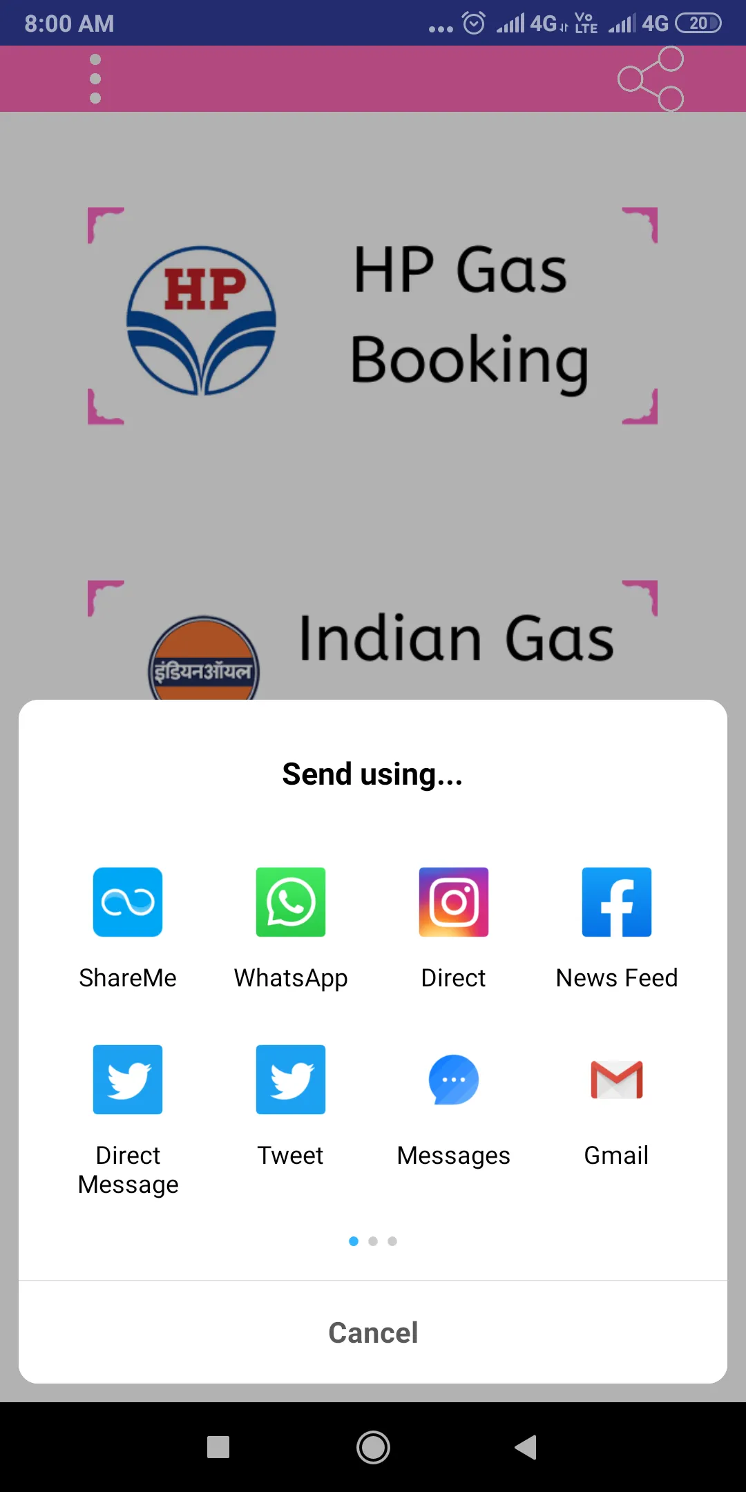 LPG Gas Booking Online (HP, In | Indus Appstore | Screenshot