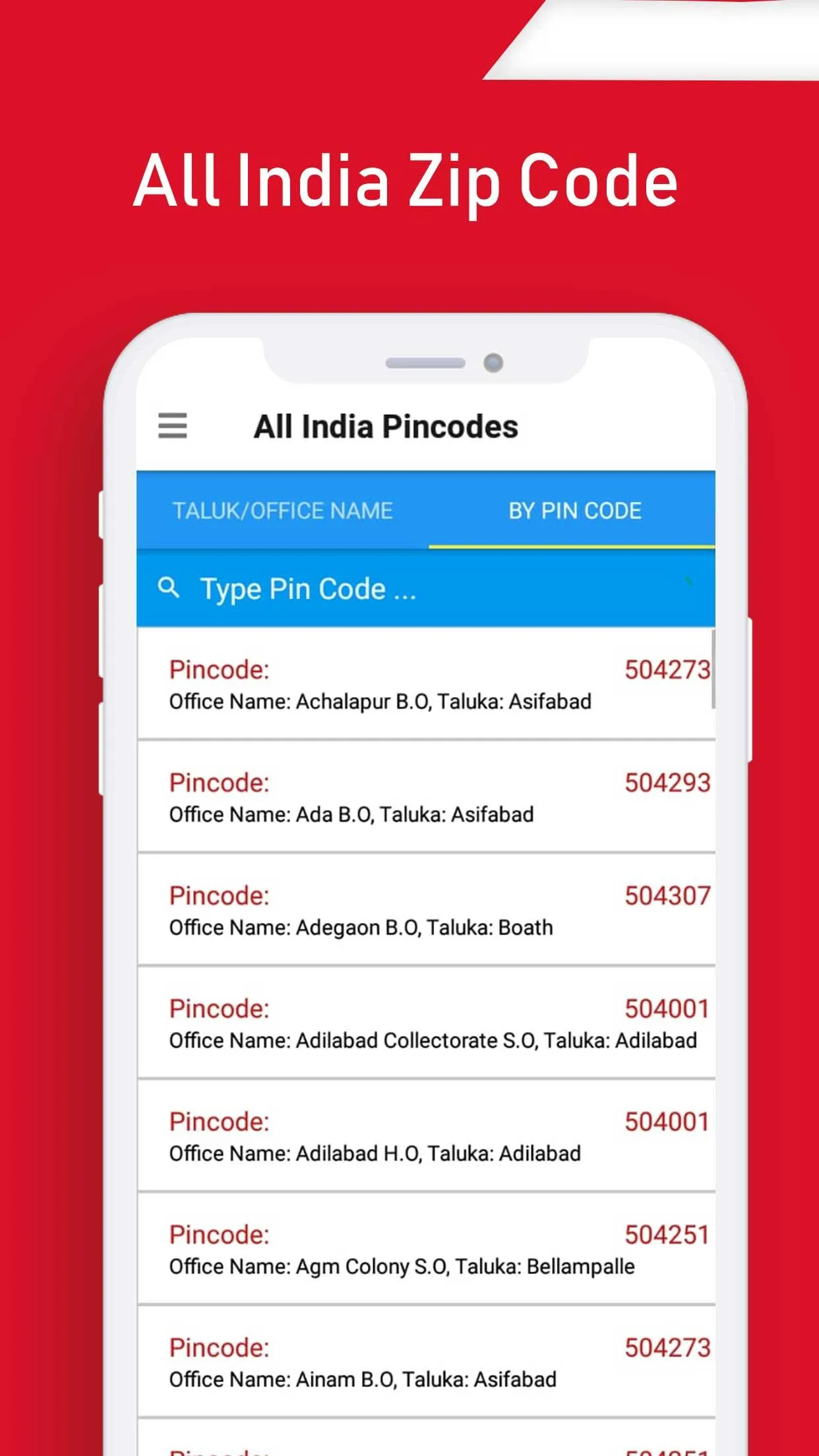 All India Pincode | Indus Appstore | Screenshot