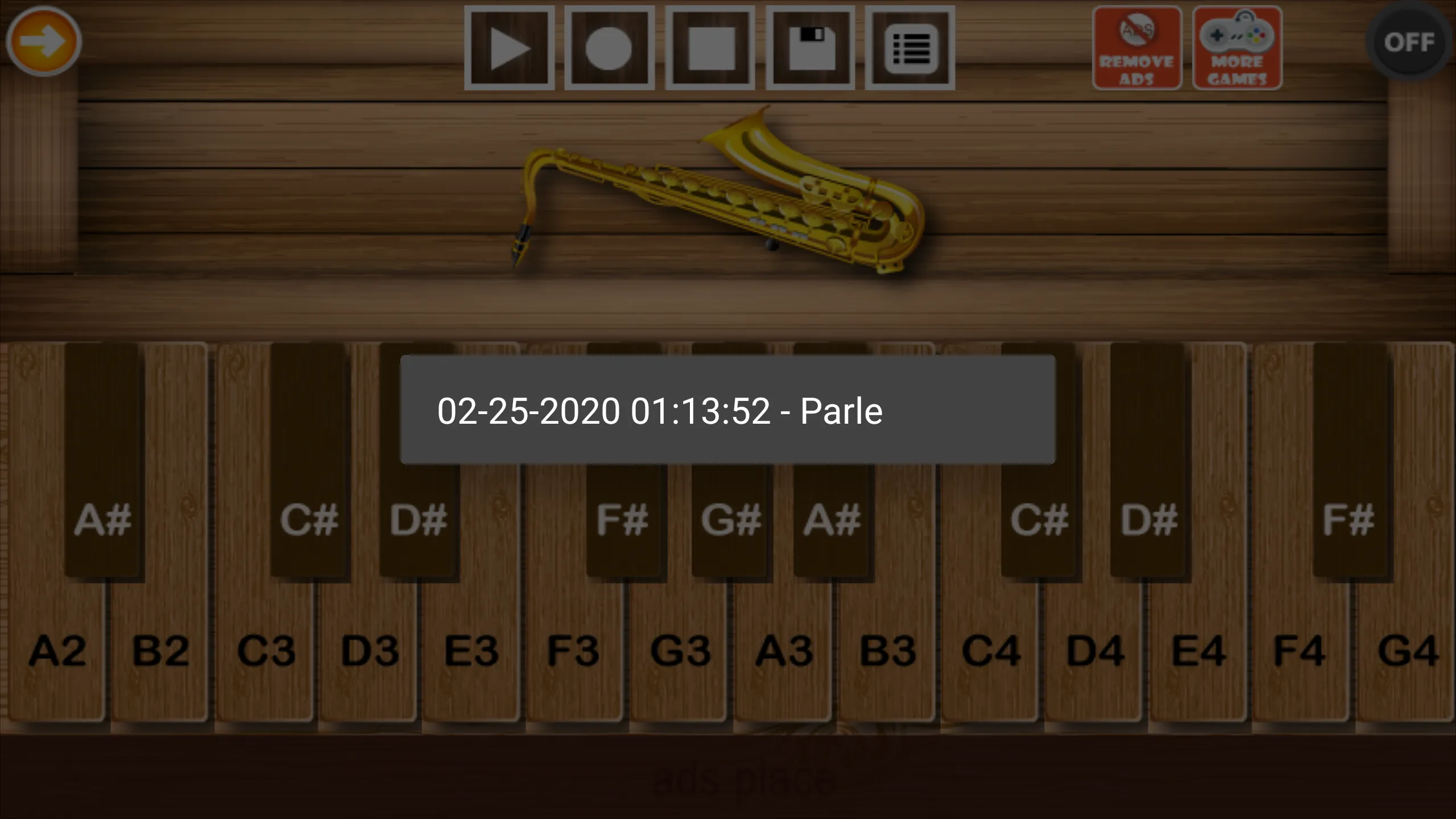 Professional Saxophone | Indus Appstore | Screenshot