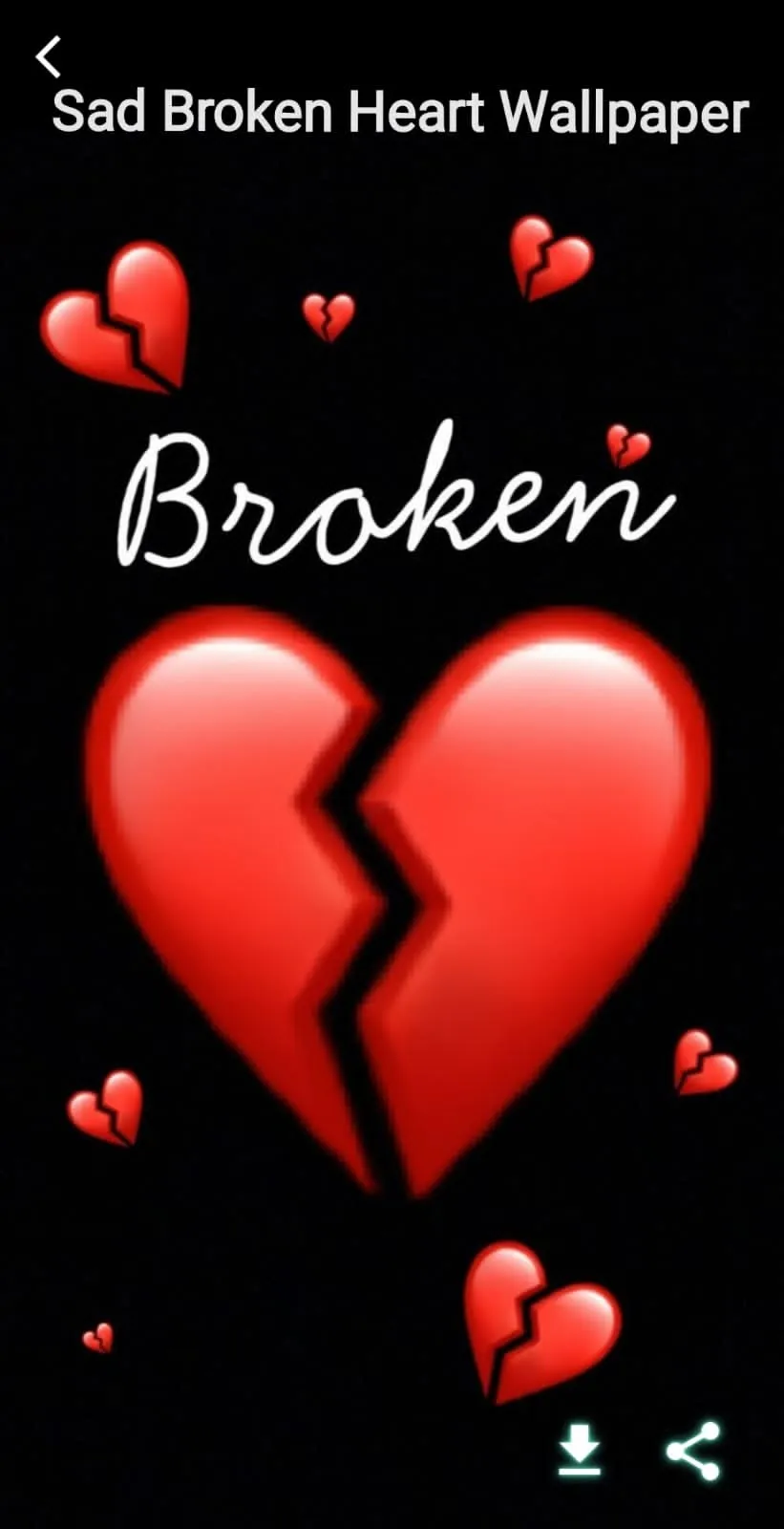 Sad Broken Heart Wallpaper | Indus Appstore | Screenshot