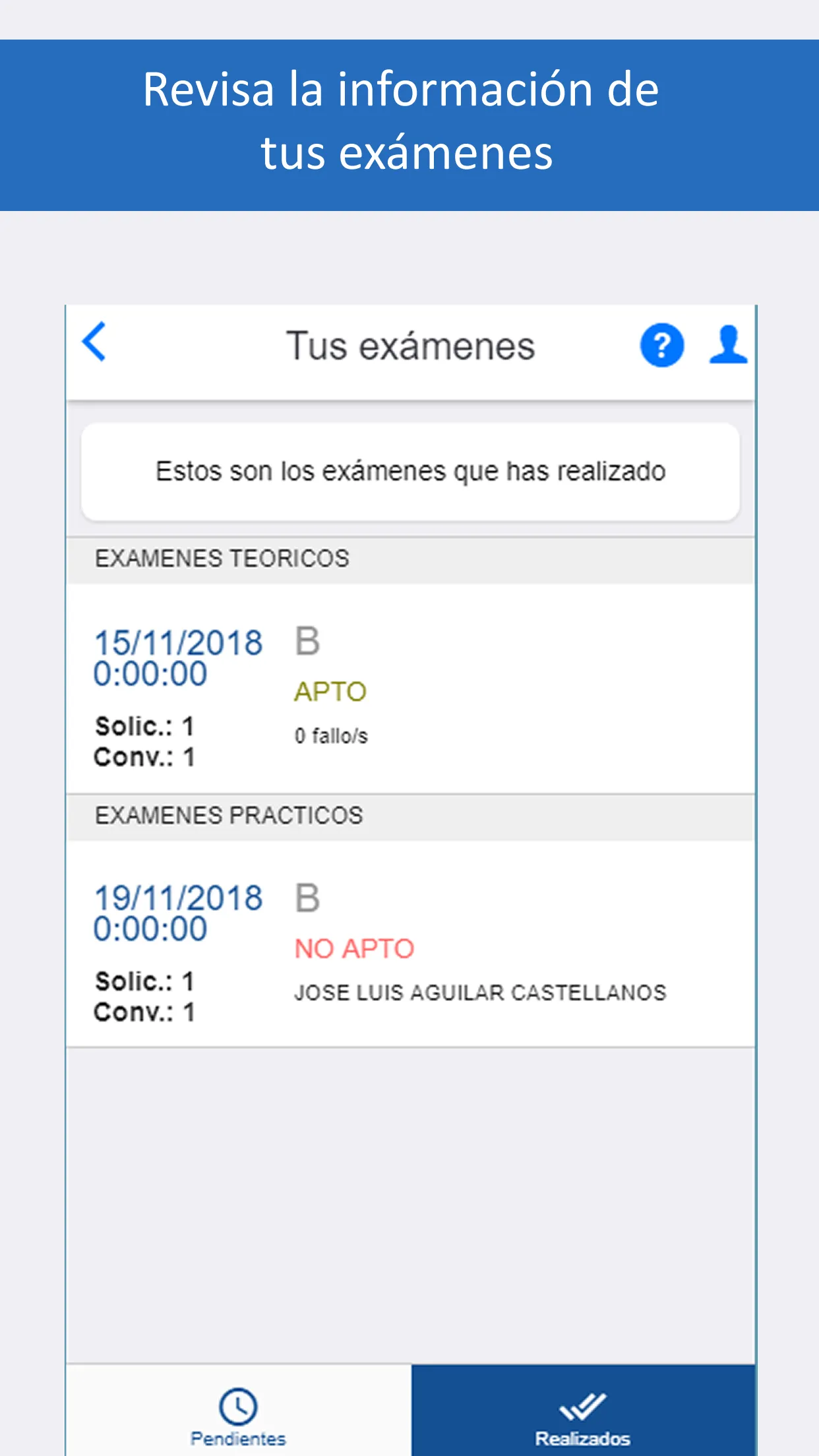 Autoescuelas Alumno | Indus Appstore | Screenshot