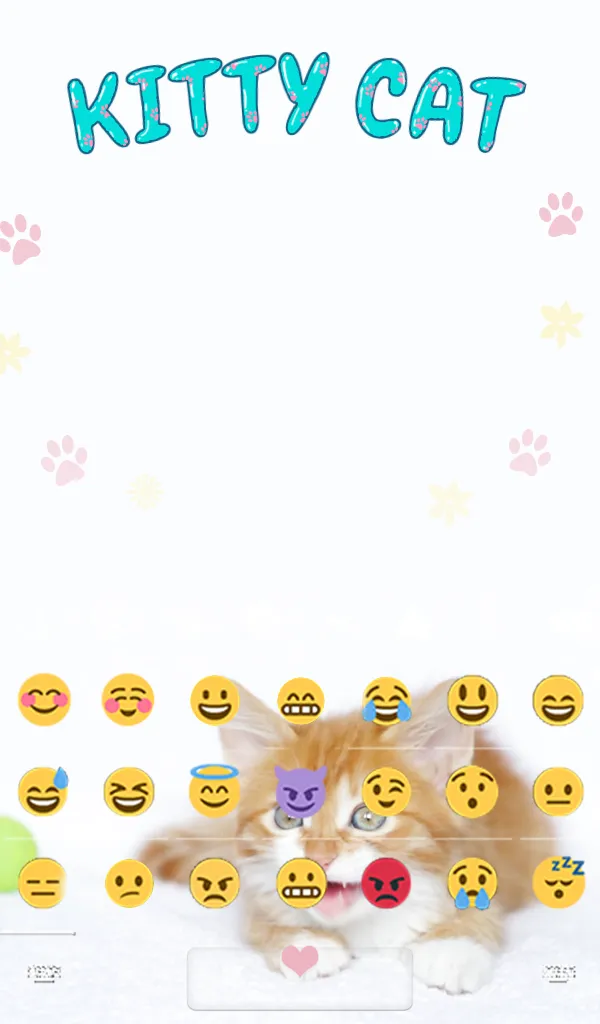 Kitty Cat Keyboard & Wallpaper | Indus Appstore | Screenshot