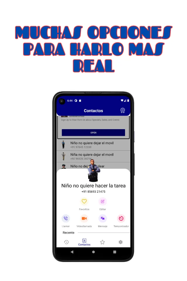 Policia de Niños Llamada Falsa | Indus Appstore | Screenshot