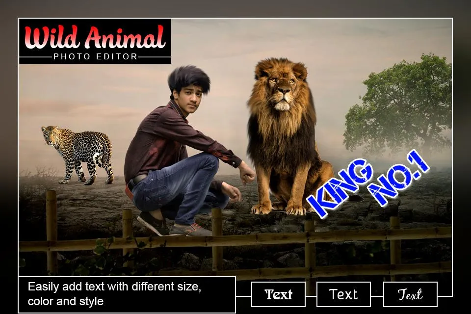 Wild Animal Photo Editor | Indus Appstore | Screenshot