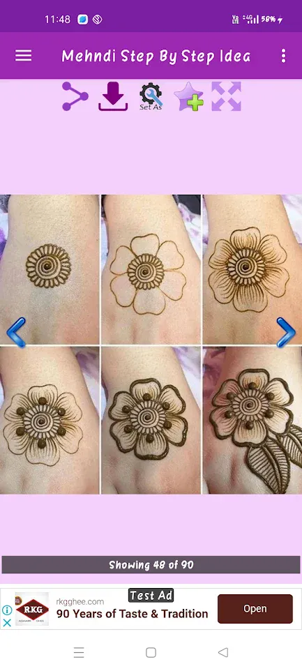 Mehandi Step By Step Idea | Indus Appstore | Screenshot