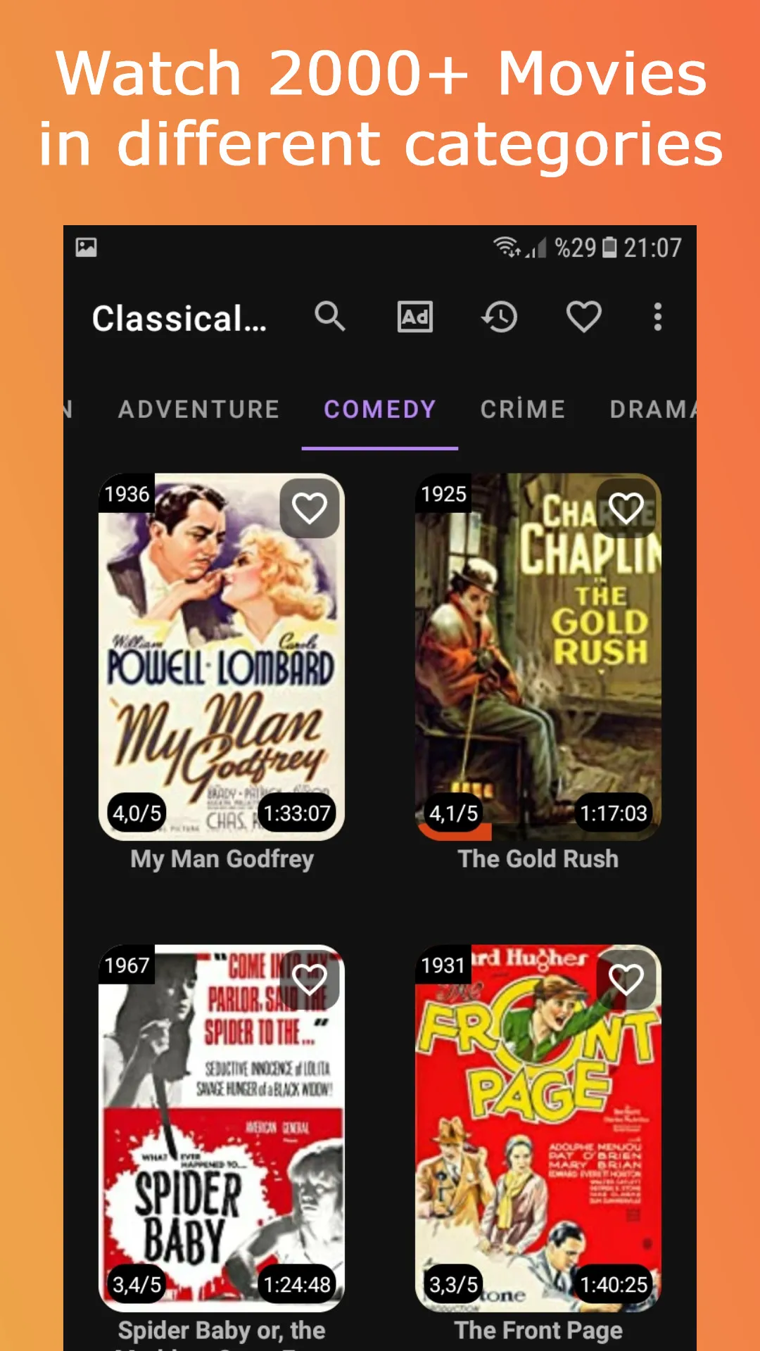 Classical Old Movies | Indus Appstore | Screenshot