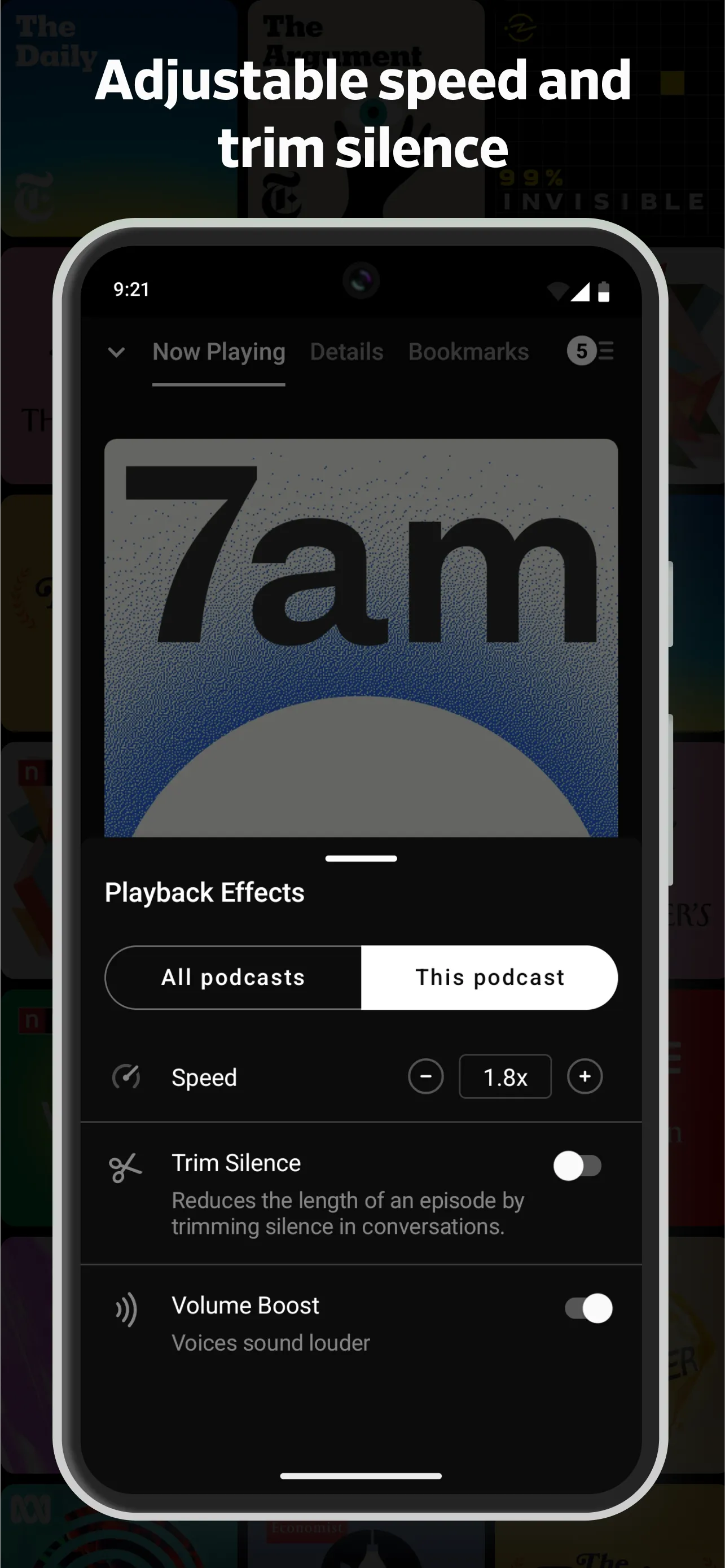 Pocket Casts - Podcast App | Indus Appstore | Screenshot