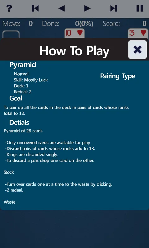 Pyramid Solitaire | Indus Appstore | Screenshot