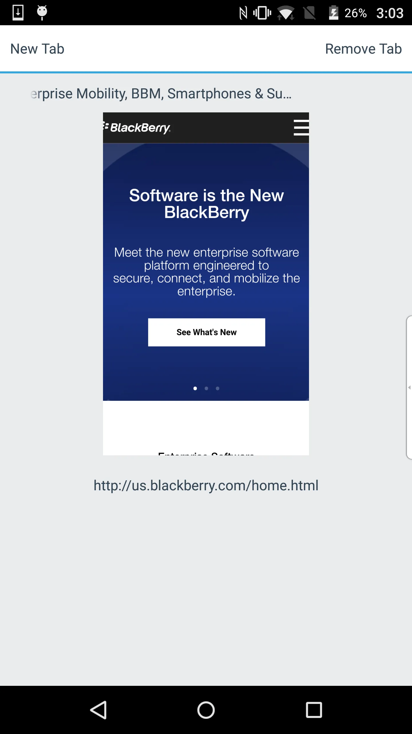 BlackBerry Access | Indus Appstore | Screenshot