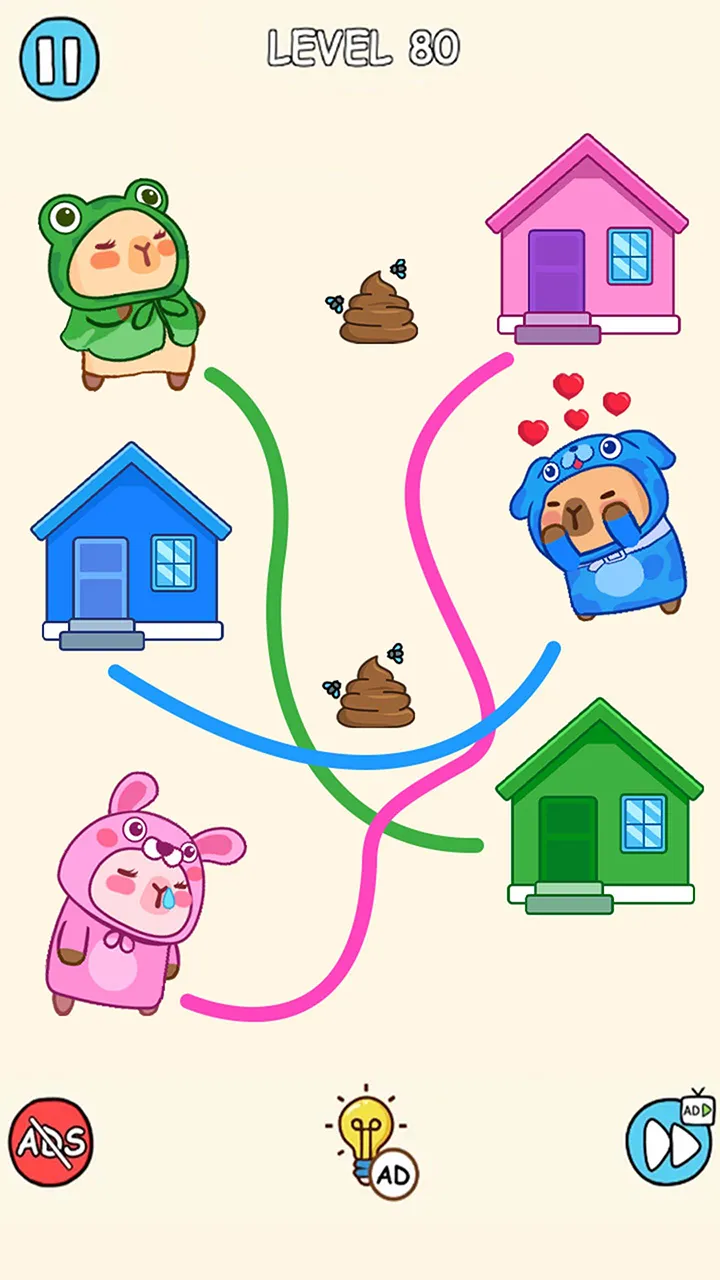 Capybara Rush: Draw To Home | Indus Appstore | Screenshot