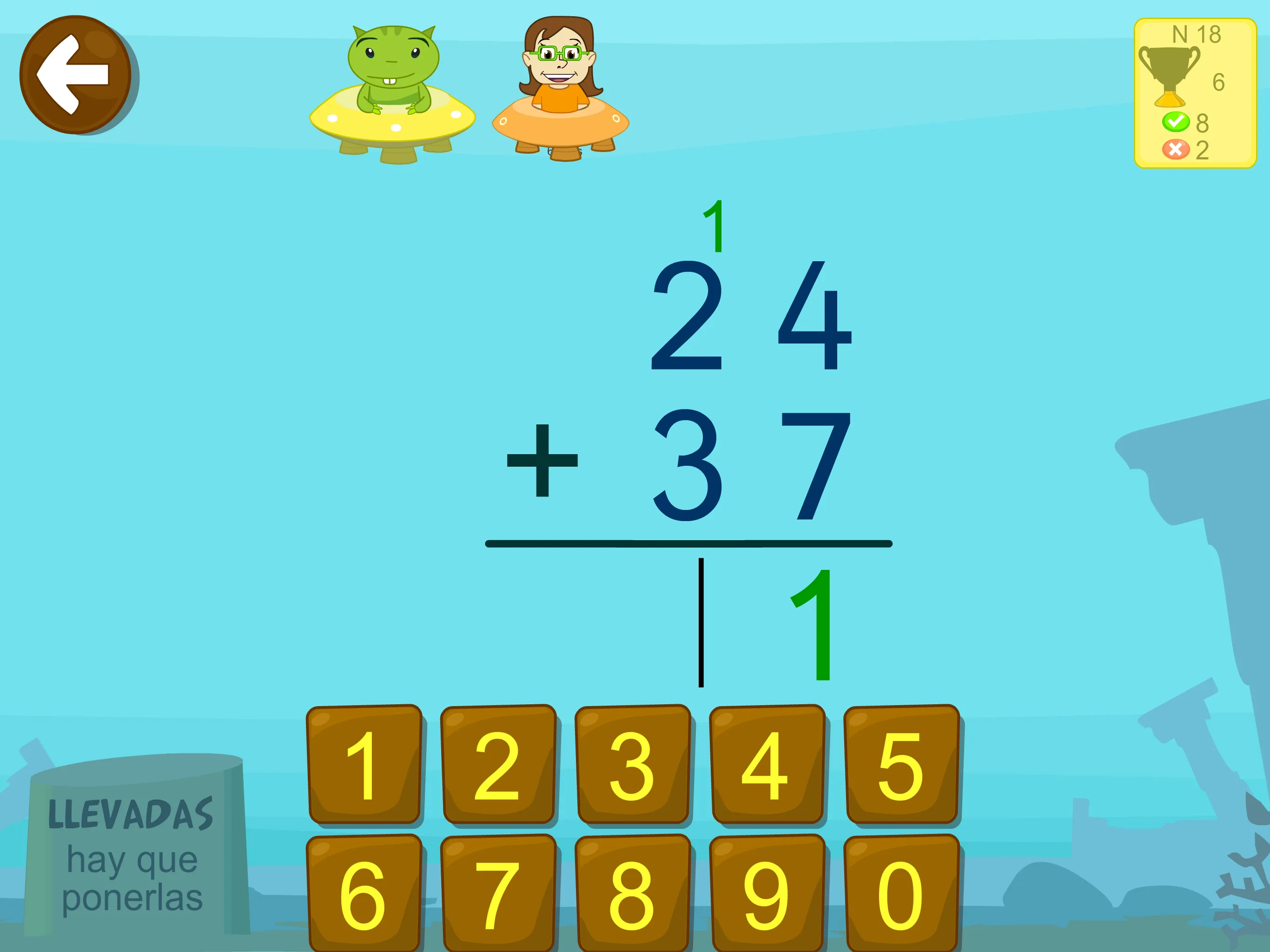 Matemáticas con Grin I 4,5,6 | Indus Appstore | Screenshot