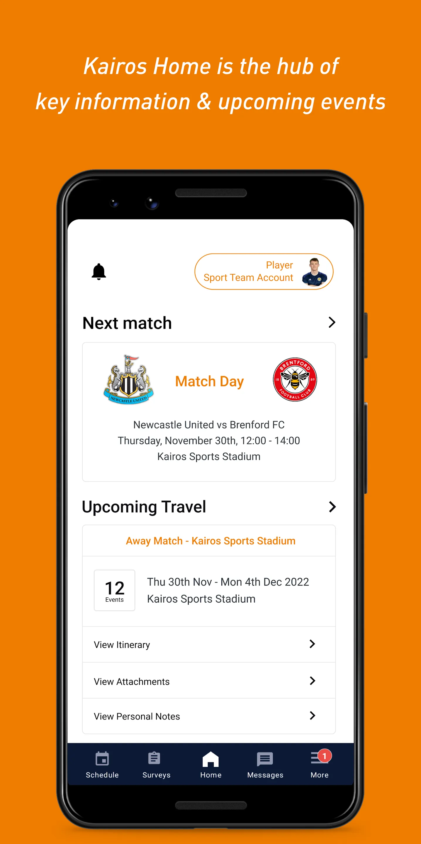 Kairos Sports | Indus Appstore | Screenshot