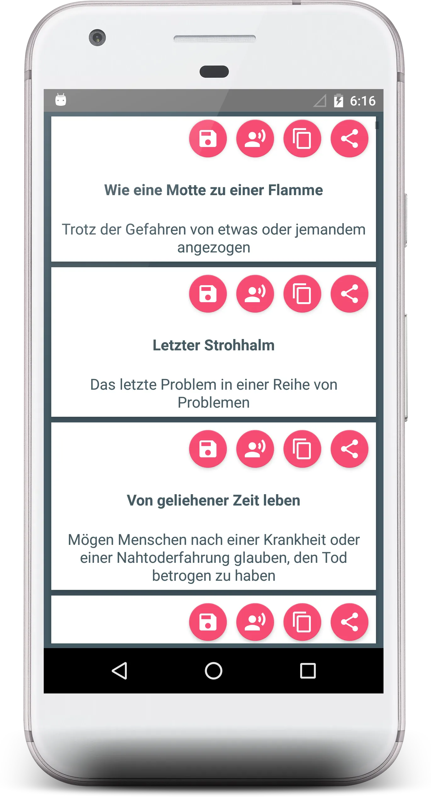 German Idioms and Phrases | Indus Appstore | Screenshot