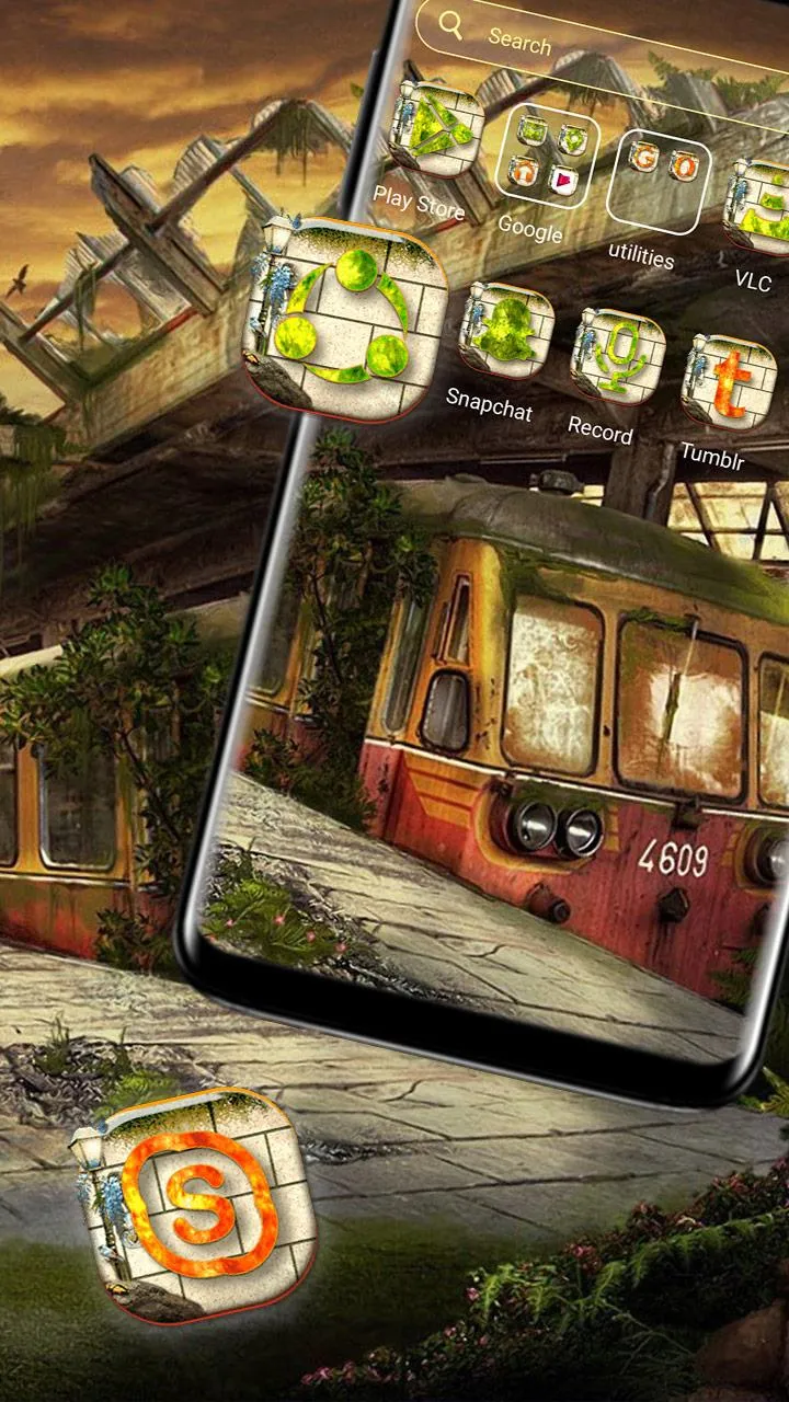 Train Scrap Yard Theme | Indus Appstore | Screenshot