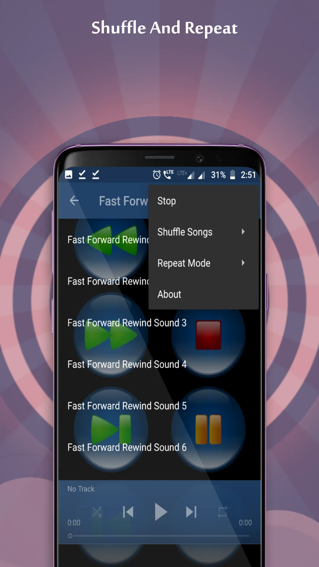 Fast Forward Rewind Sound | Indus Appstore | Screenshot