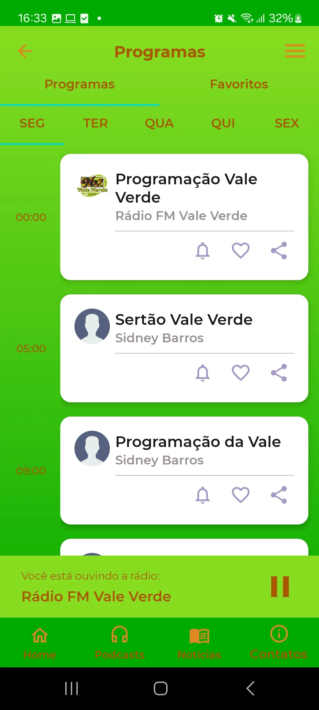 Rádio FM Vale Verde | Indus Appstore | Screenshot