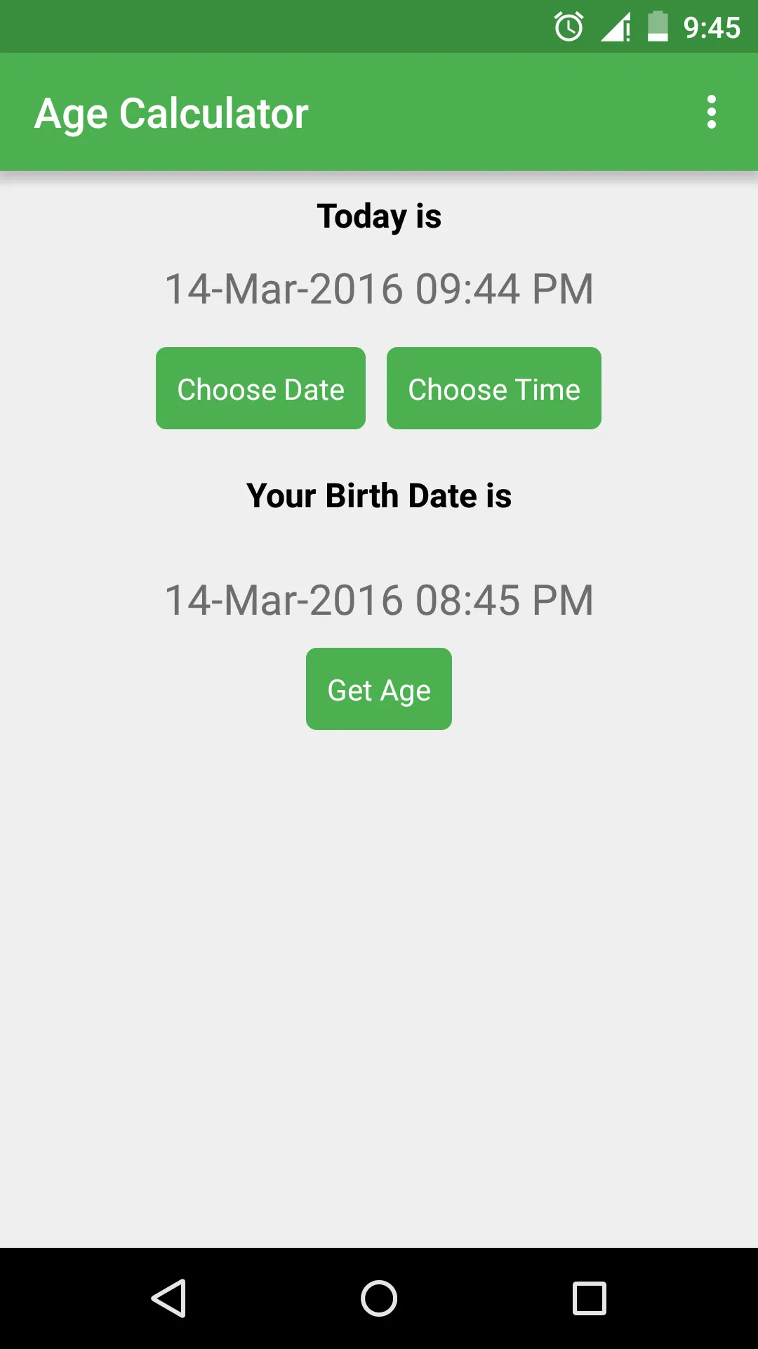 Age Calculator | Indus Appstore | Screenshot