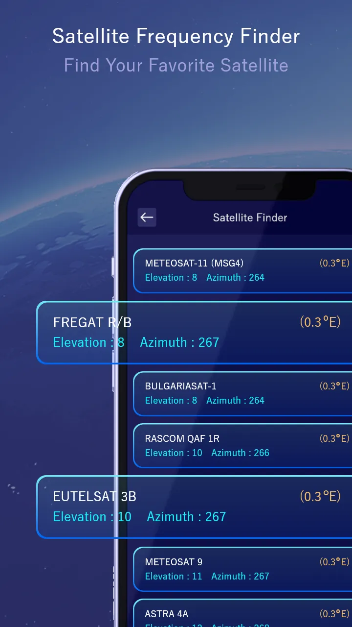 Satellite Frequency Finder | Indus Appstore | Screenshot