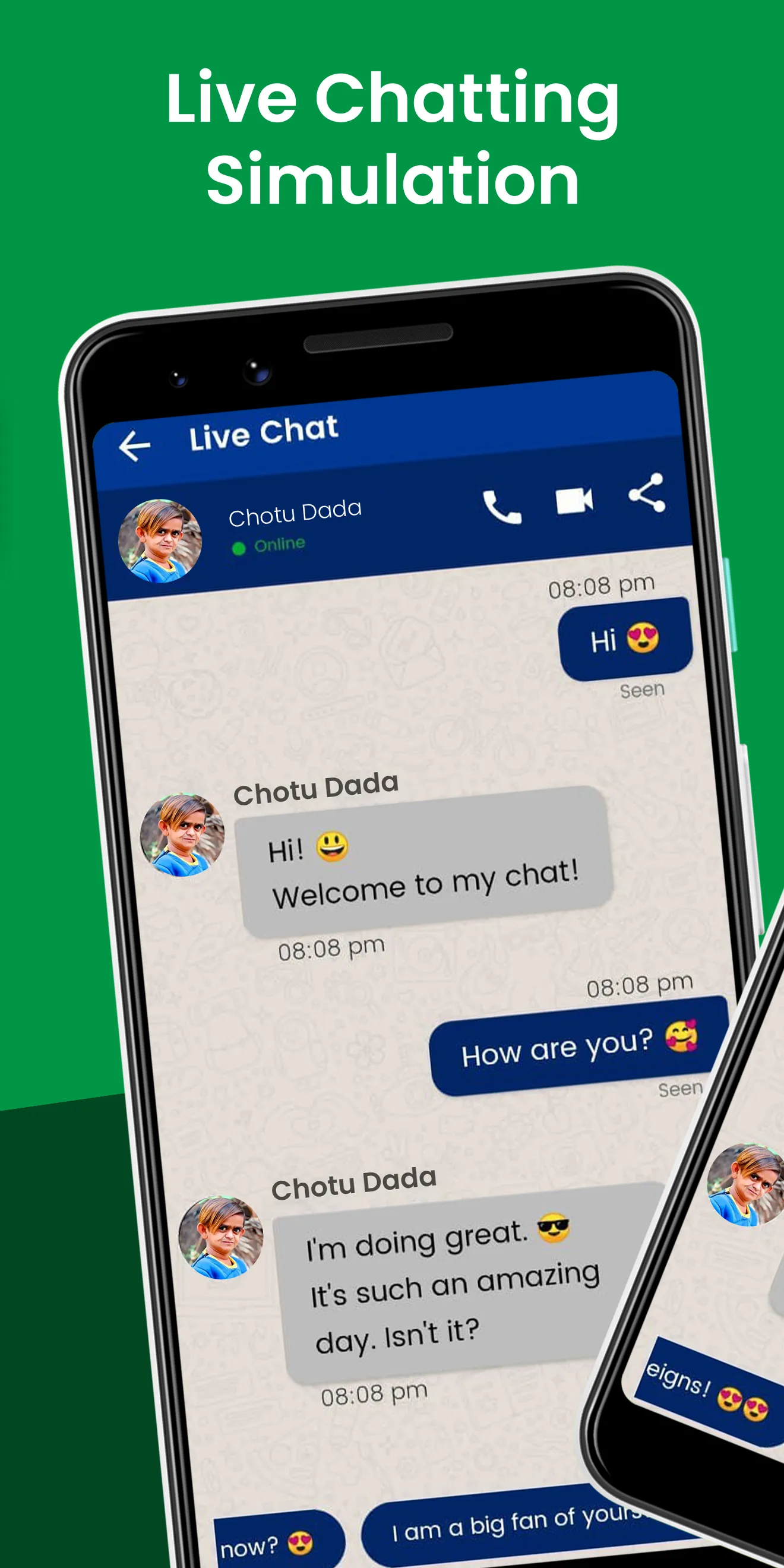 Chotu Dada Fake Call & Chat | Indus Appstore | Screenshot